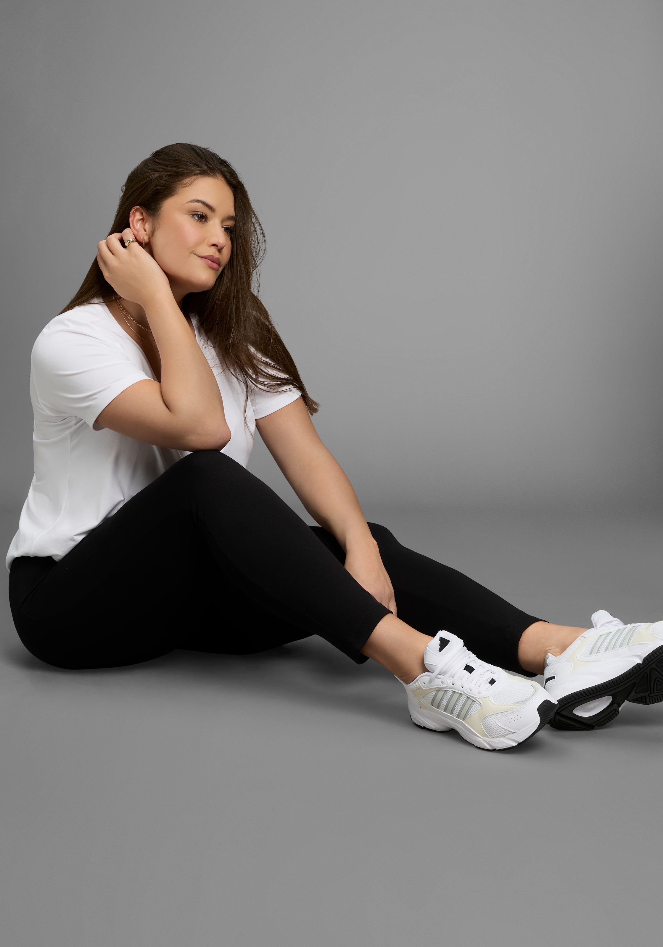 Laura Scott CURVE Leggings, mit dekorativen Details im Jeggings-Look - GROSSE GRÖSSEN
