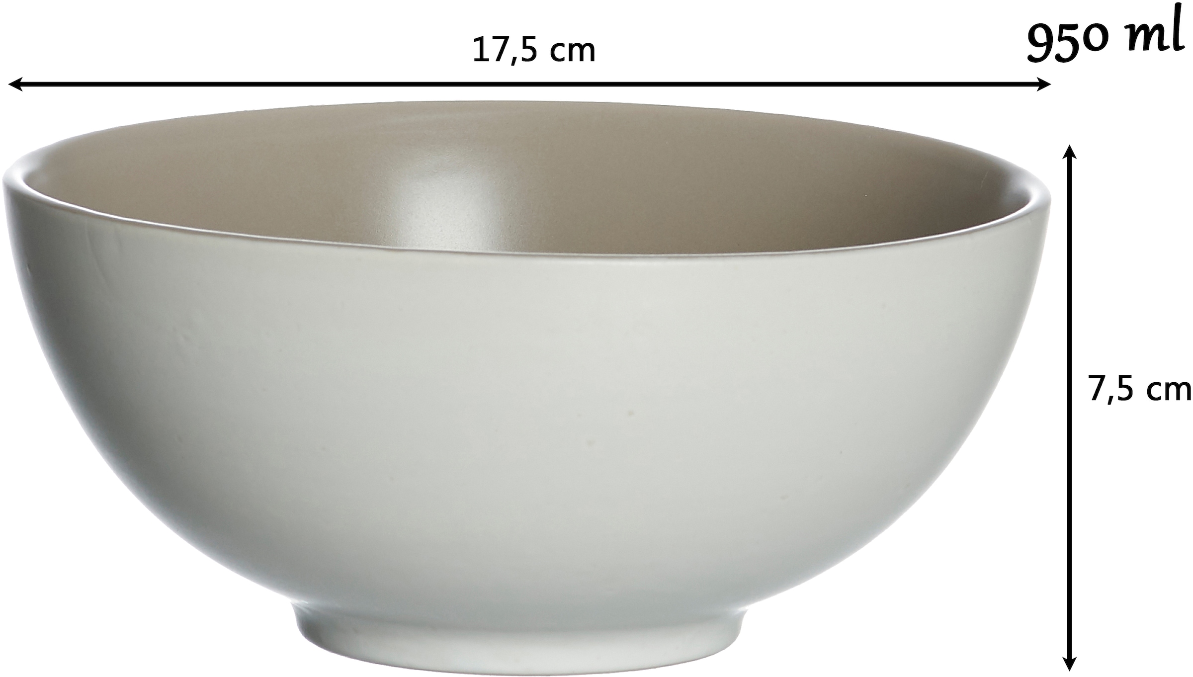 Ritzenhoff & Breker Schale »Morelia«, 2 tlg., aus Steinzeug, Buddha-Bowls, Ø 17,5 cm