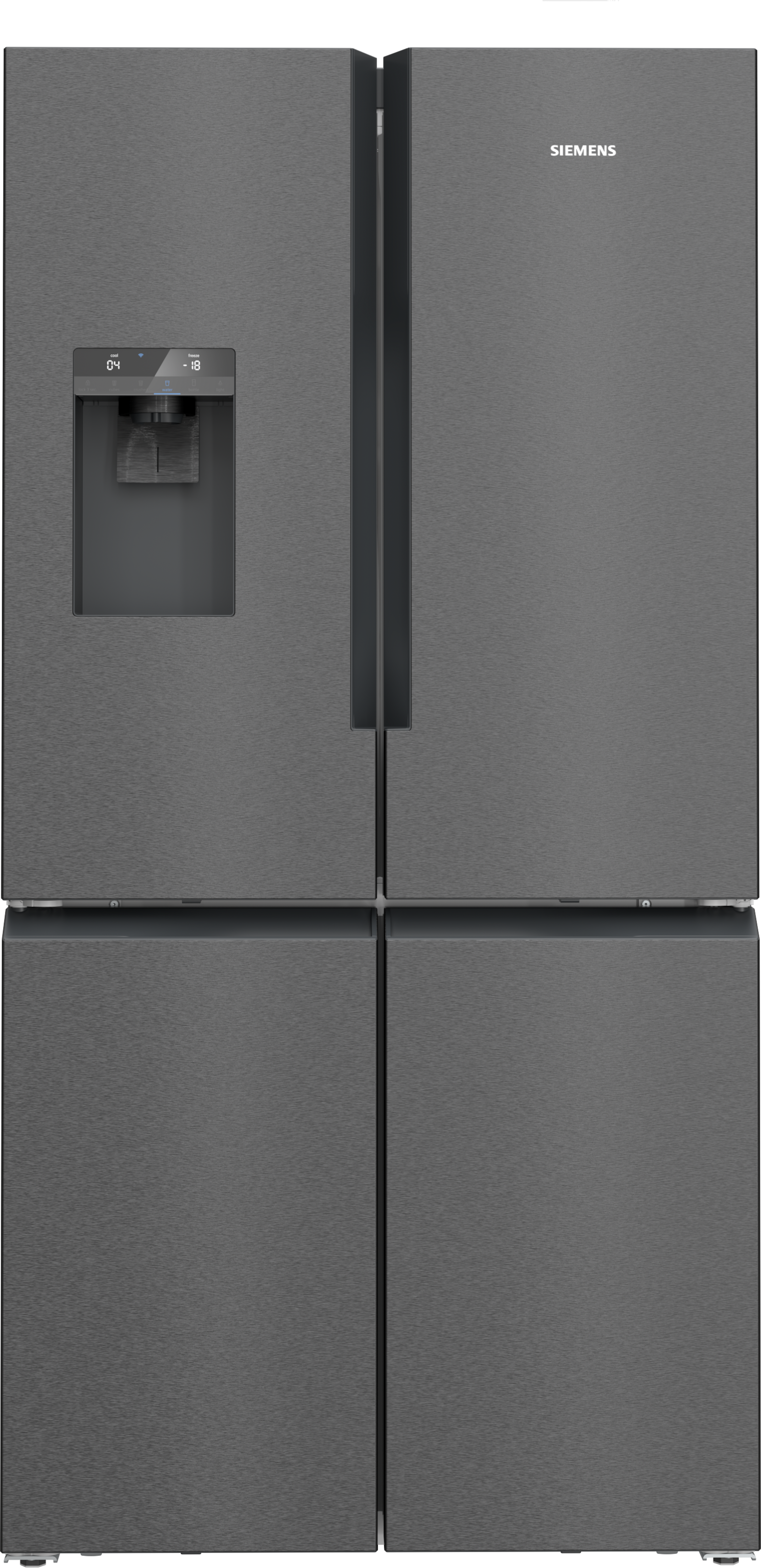 SIEMENS Multi Door iQ500 »KF96DAXEA« 183 cm hoch 90,5 cm breit silber