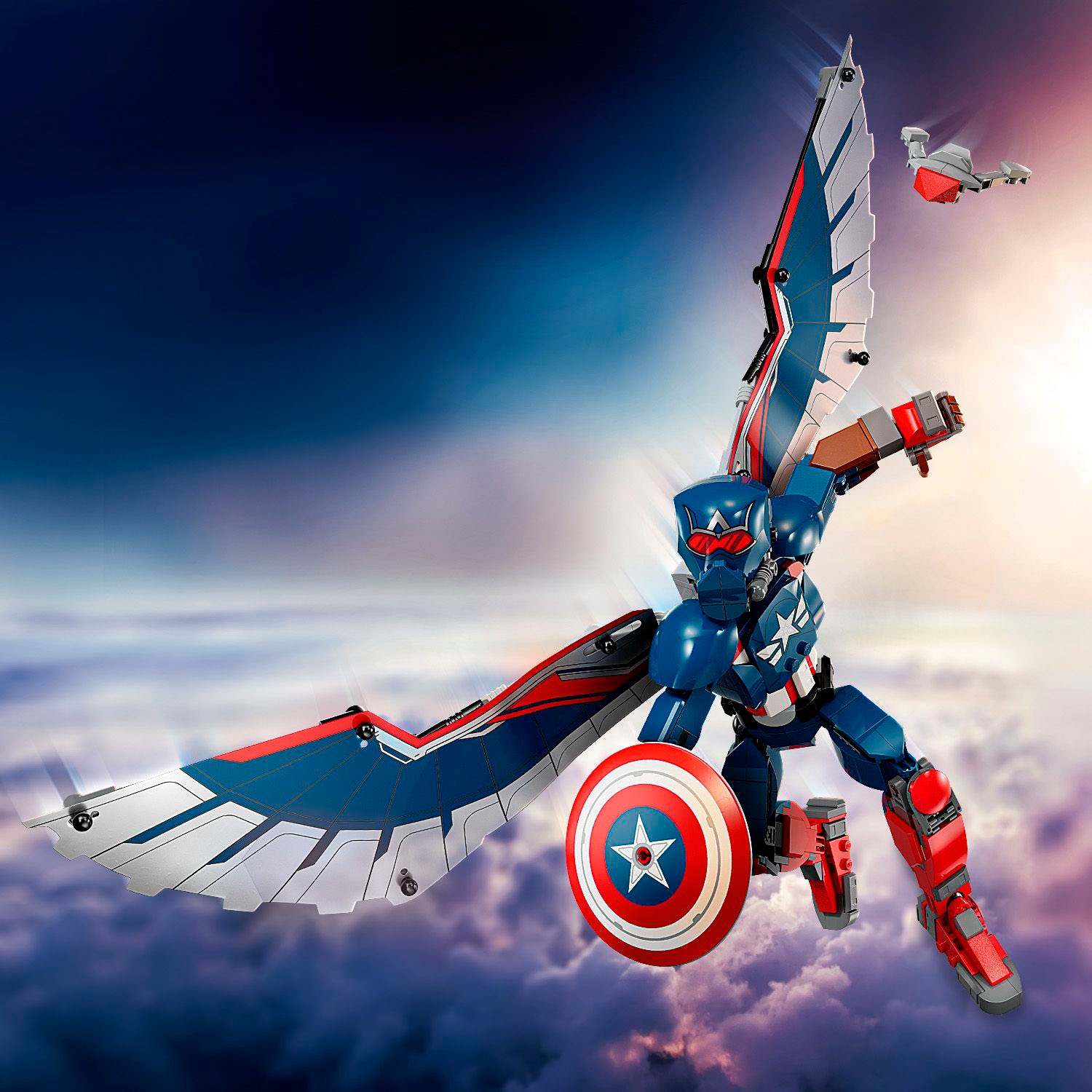 LEGO® Konstruktionsspielsteine »New Captain America Baufigur (76296), LEGO Super Heroes«, (359 St.), Made in Europe