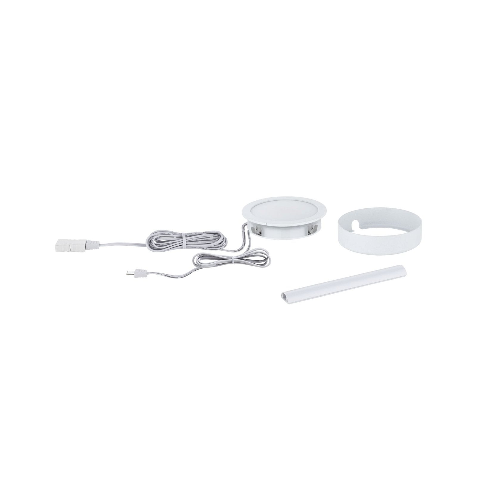 Paulmann Unterschrankleuchte »Clever Connect Spot Disc 2,1W 2700-6500K 12V Weiß matt/Kunststoff«, 1 flammig, tunable White