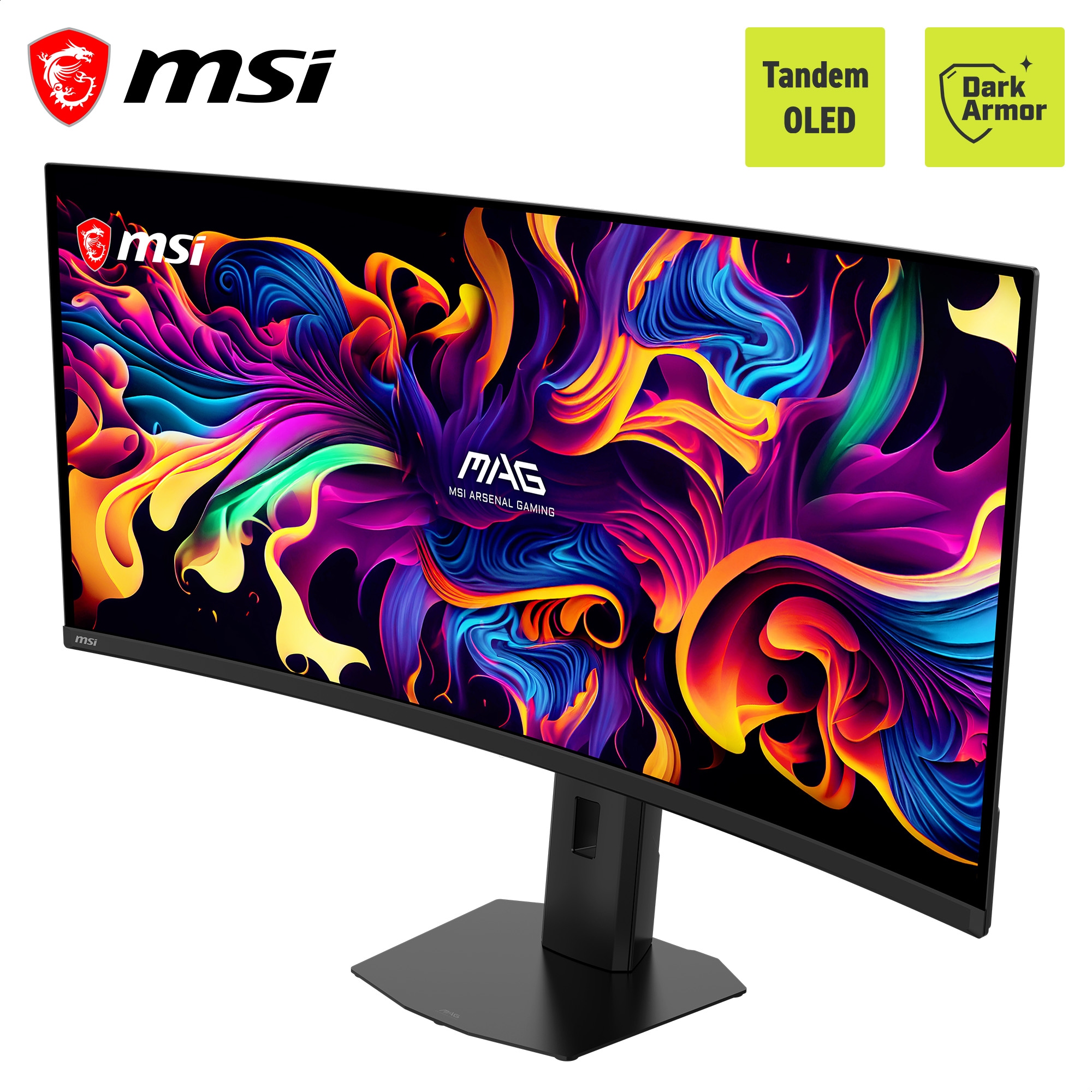 MSI OLED-Monitor »MAG 341CQP QD-OLED« 86,8 cm/34 ″  3440 x 1440 px UWQHD 0,03 Reaktionszeit 280 Hz neig-, schwenk-, höhenverstellbar