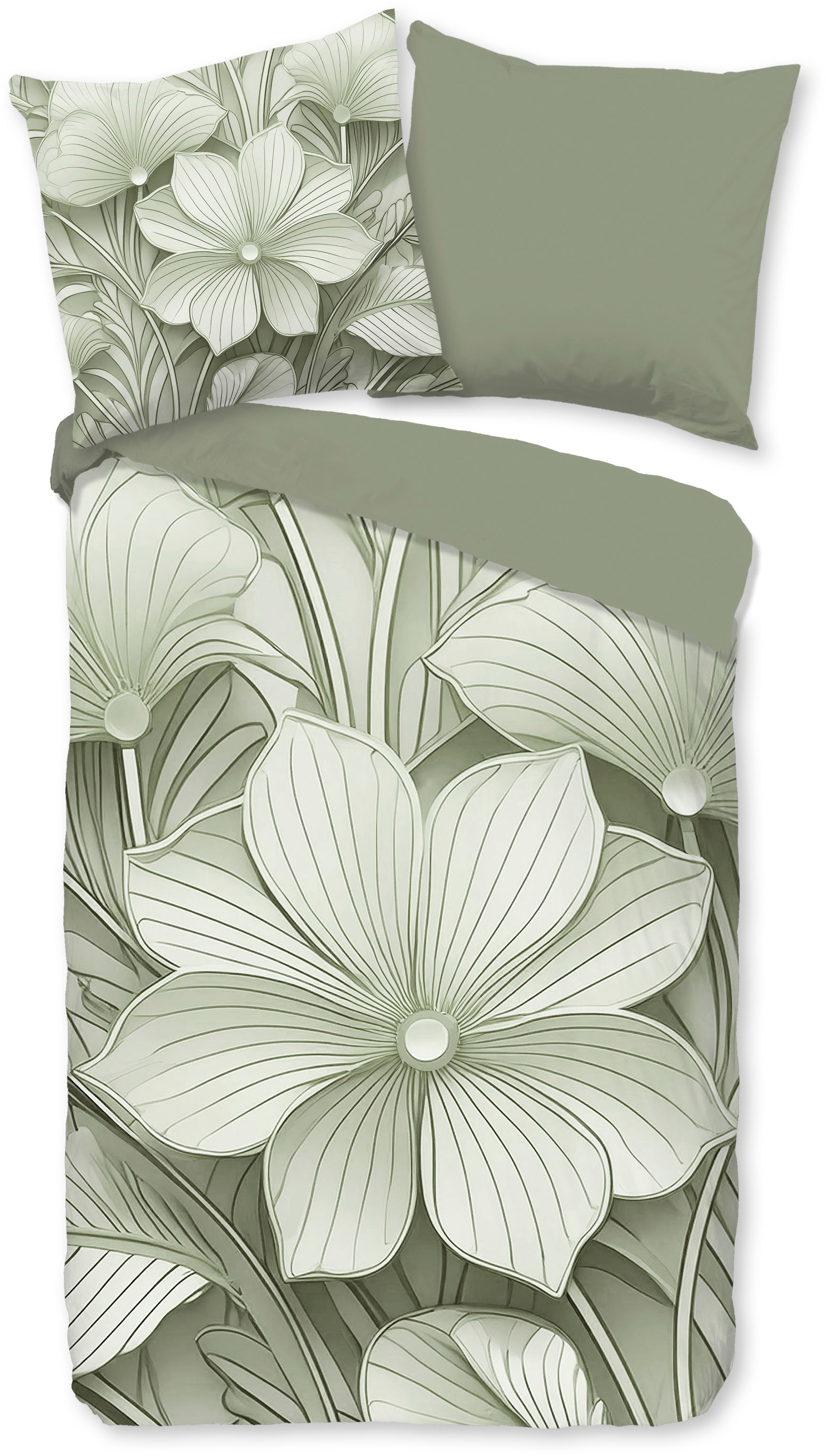 good morning Wendebettwäsche »Artdeco«, 100% Baumwolle, Renforcé, Reißversc günstig online kaufen