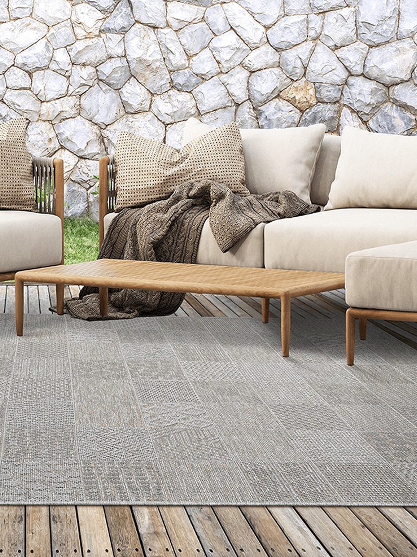 the carpet Teppich »Calgary«, rechteckig, 1 mm Höhe, moderner robuster In und Outdoor Teppich