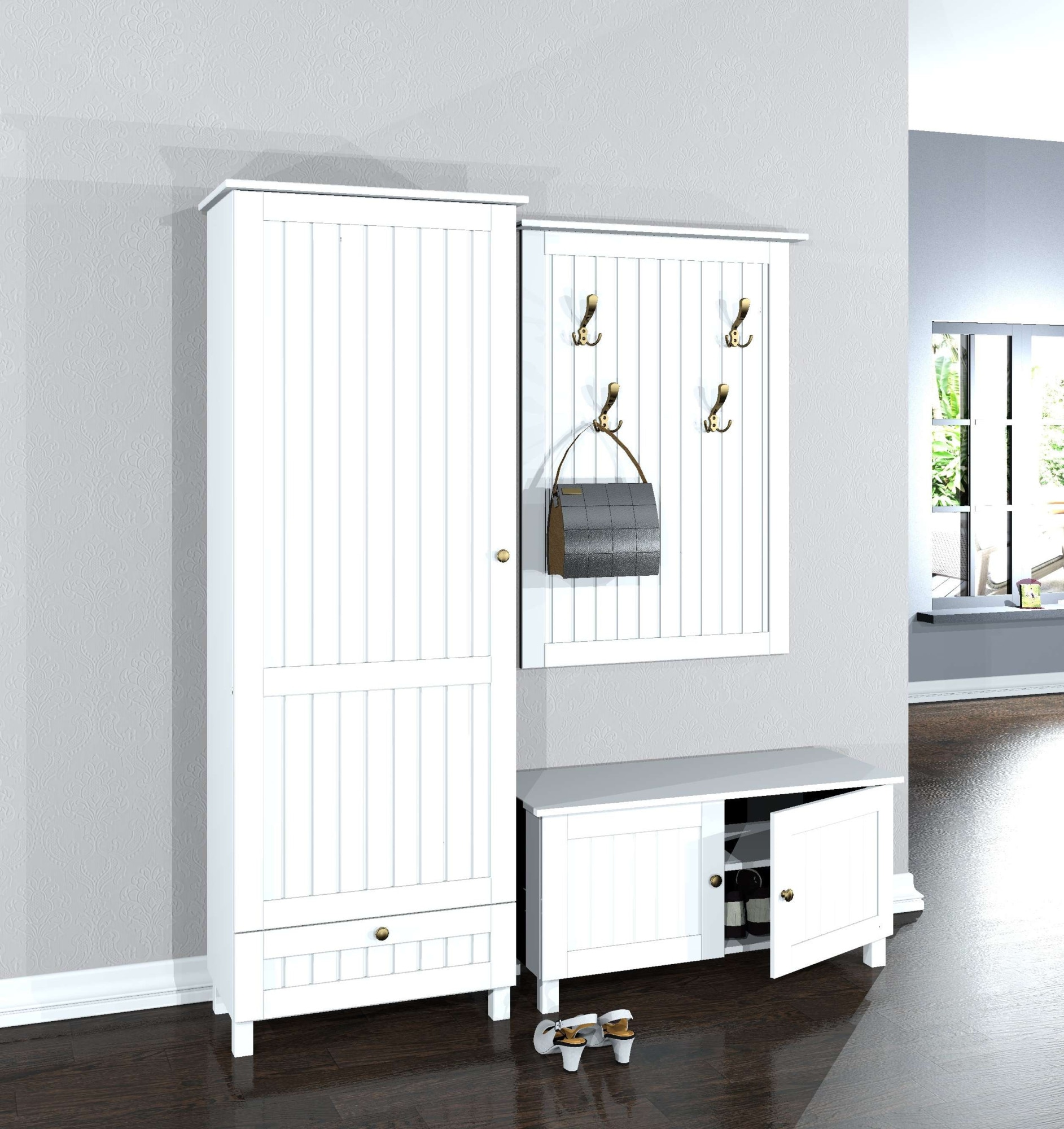 Home affaire Sitzbank »Juventus«, (1 St.), aus massiver Kiefer, Breite 97 cm