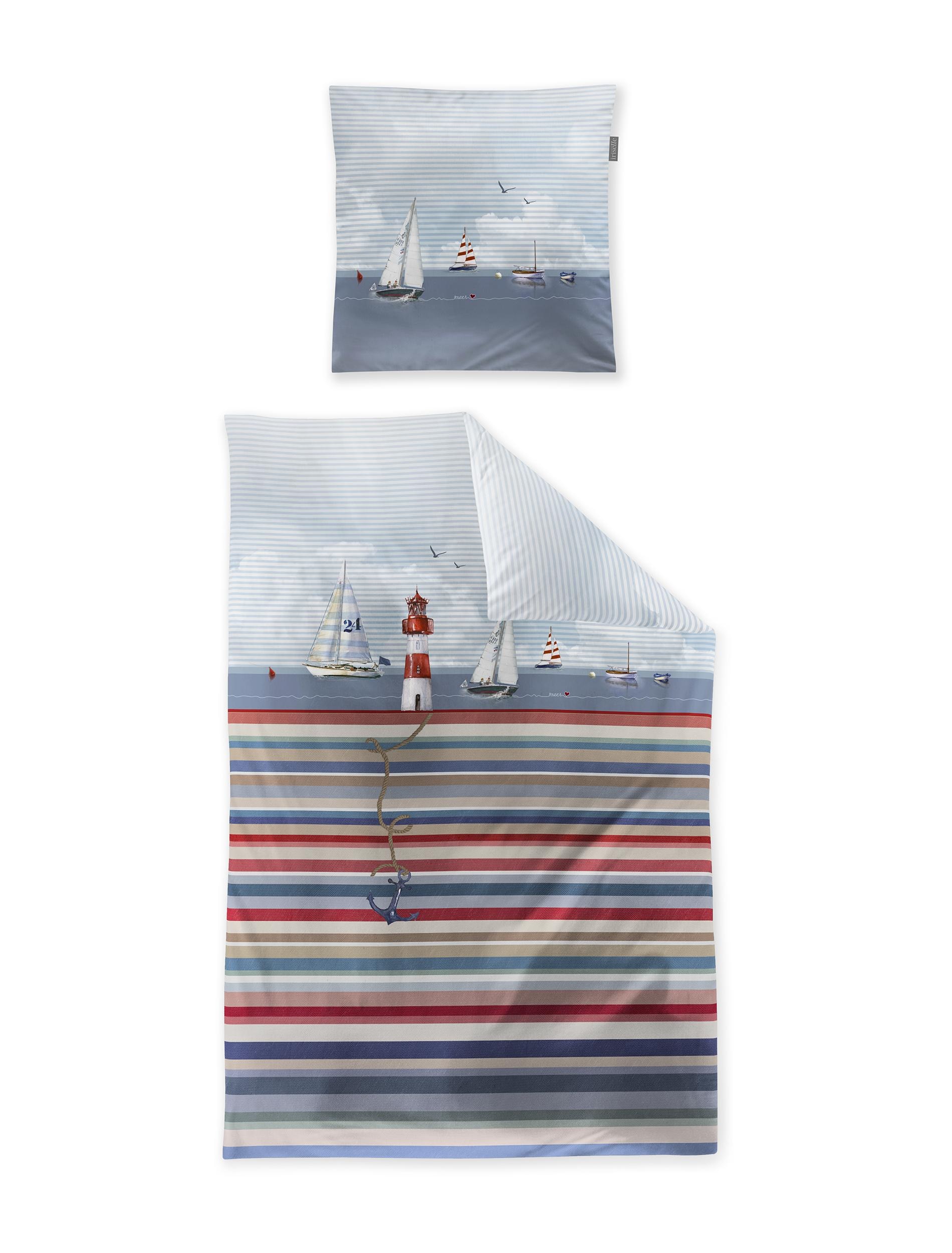 Irisette Bettwäsche »Wave 8601« 2 anschmiegsam und atmungsaktiv, Ganzjahresqualität