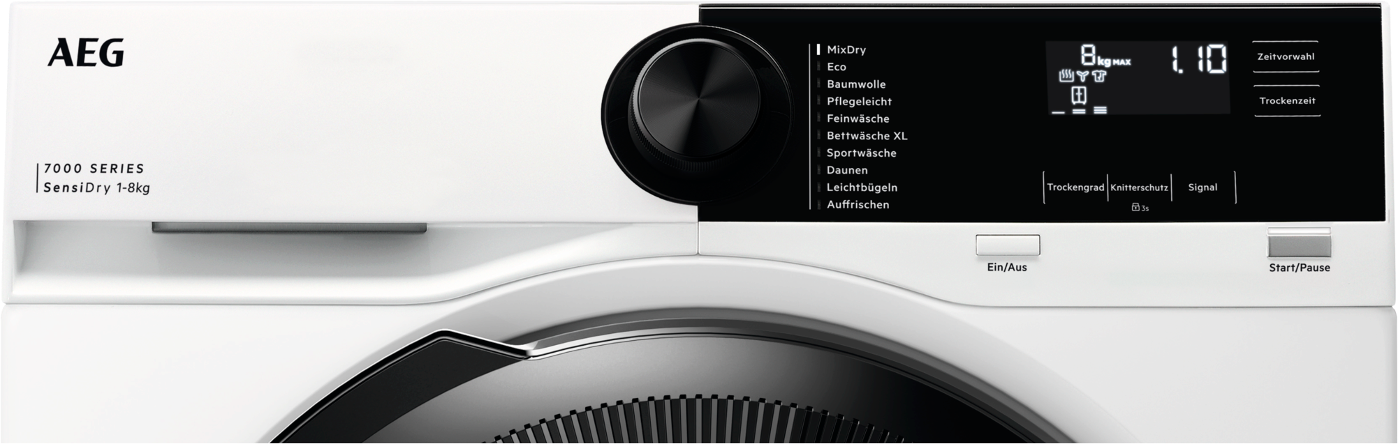 AEG Wärmepumpentrockner »TR7TC86«, 7000, ProSense® Mengenautomatik: Spart Z günstig online kaufen
