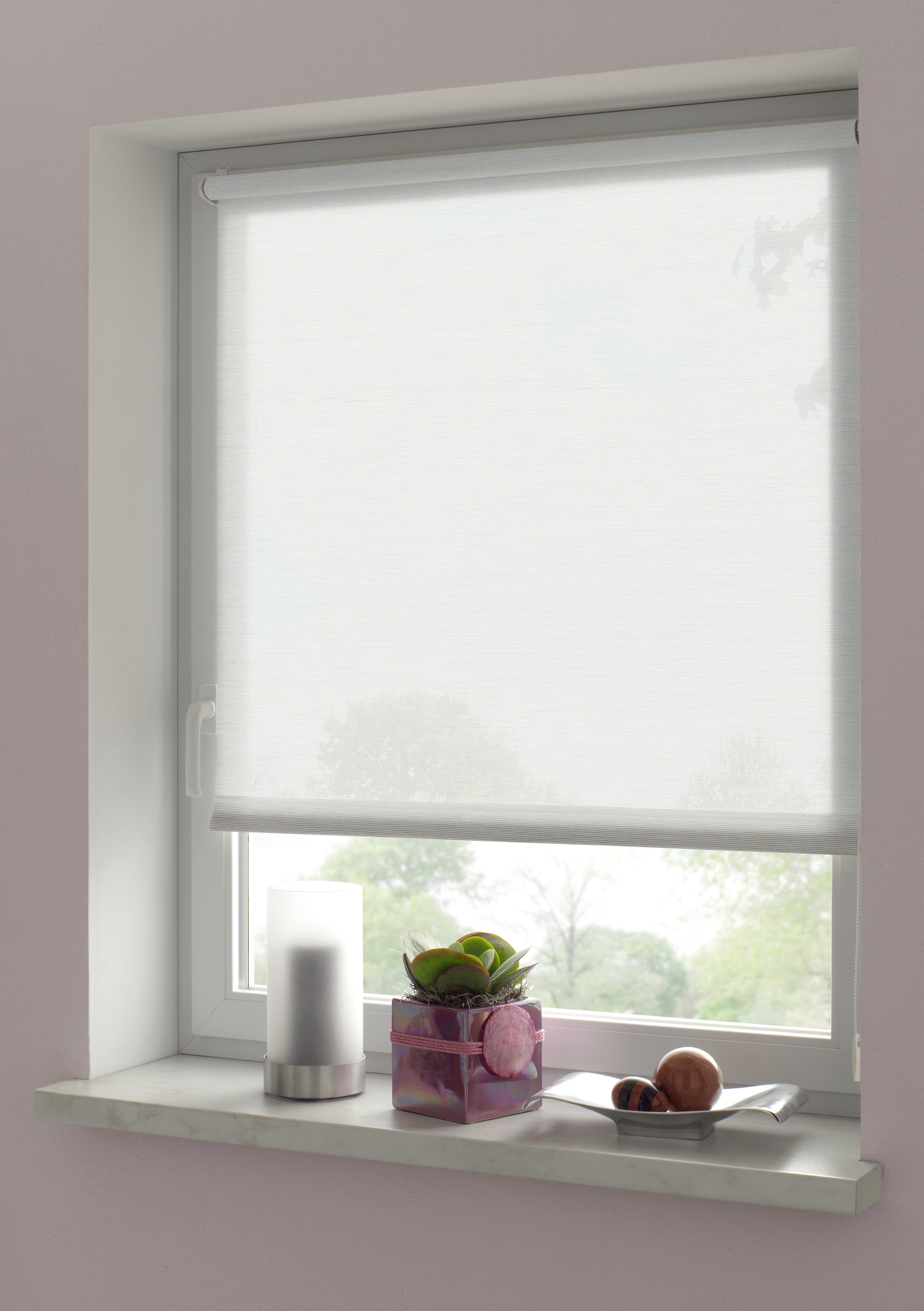 GARDINIA Seitenzugrollo »EASYFIX Rollo Natur« Lichtschutz Sichtschutz mit B günstig online kaufen