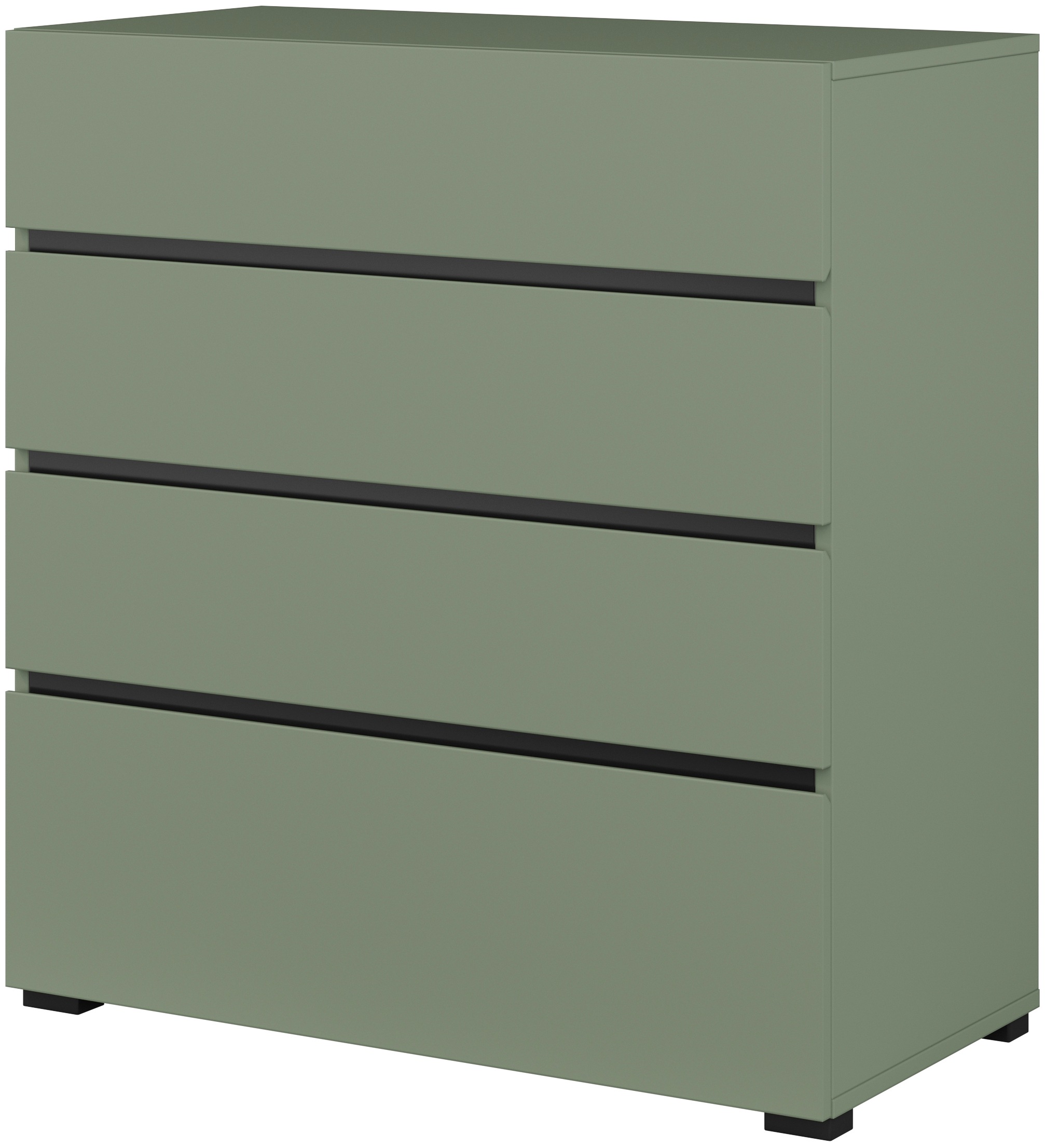 Home affaire Schubkastenkommode »Cross, moderne grifflose Kommode, 80x40x85 günstig online kaufen