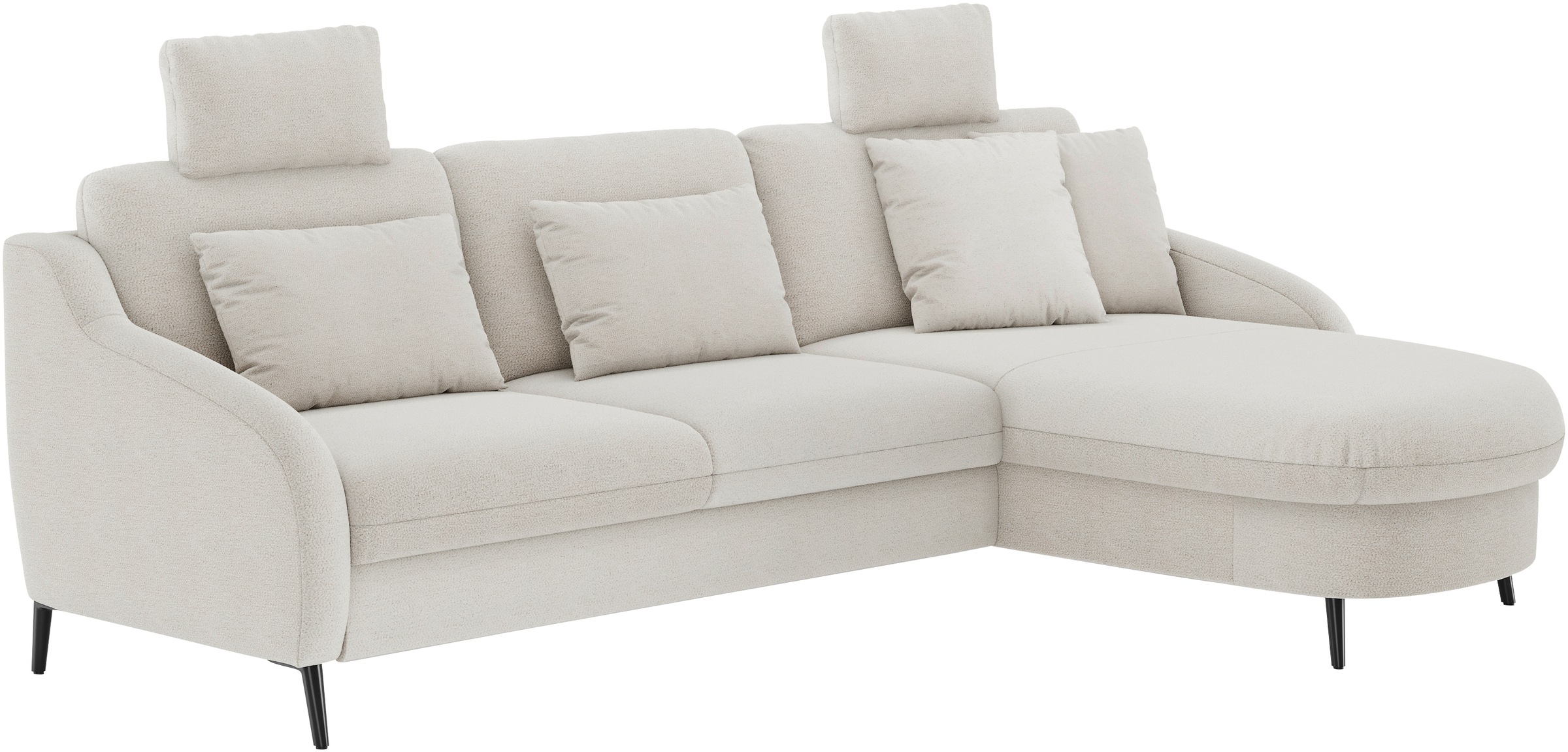 sit&more Ecksofa »Soul L-Form«, wahlweise mit Bettfunktion