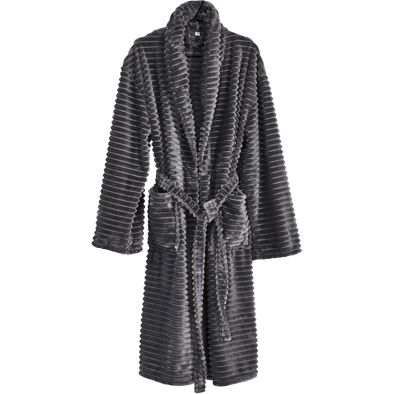 DONE. Bademantel 1 Stk. tlg. Anthracite L/XL Länge: 125 cm pure Gemütlichkeit