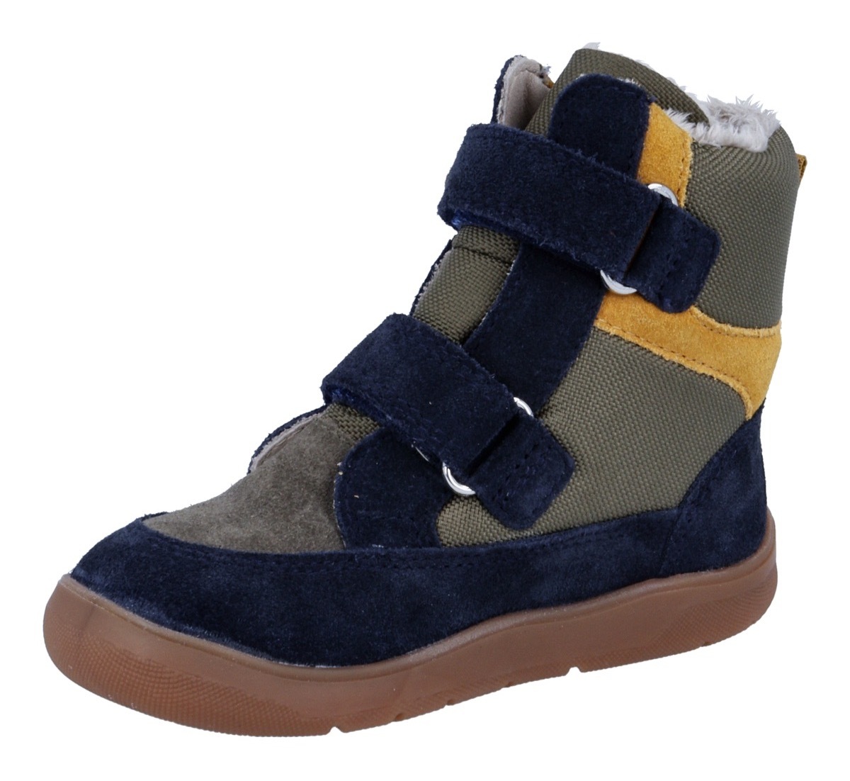 Richter Winterstiefel »Samy WMS: Mittel«, Barfußschuh, Klettstiefel mit Sympatex, Größenschablone zum Download