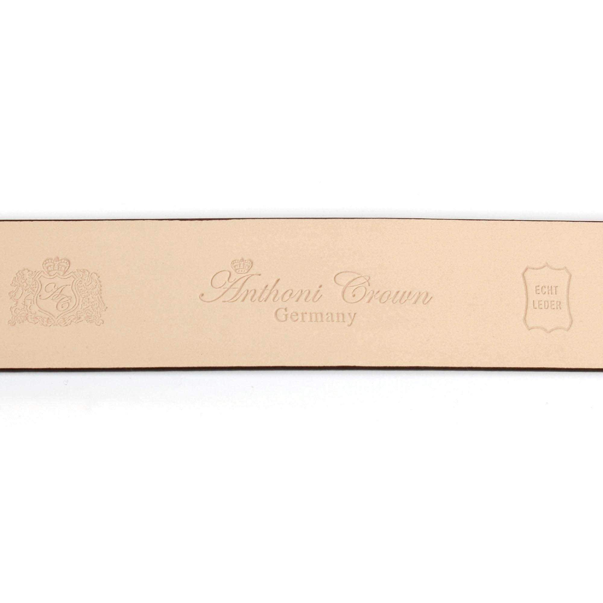 Anthoni Crown Ledergürtel, mit online in weiß Unterführung kaufen