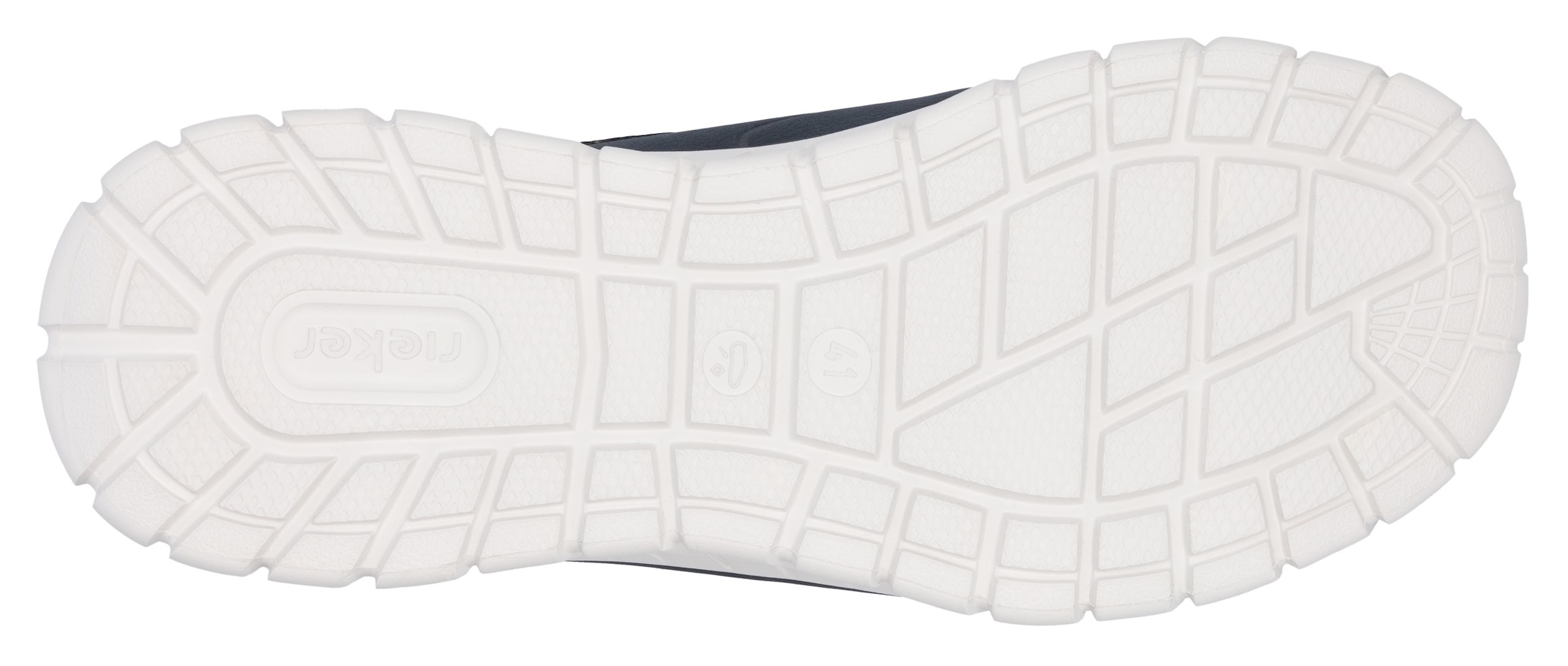 RIEKER Sport Slip-On Sneaker, Freizeitschuh, Halbschuh, Schlupfschuh mit modischer Laufsohle