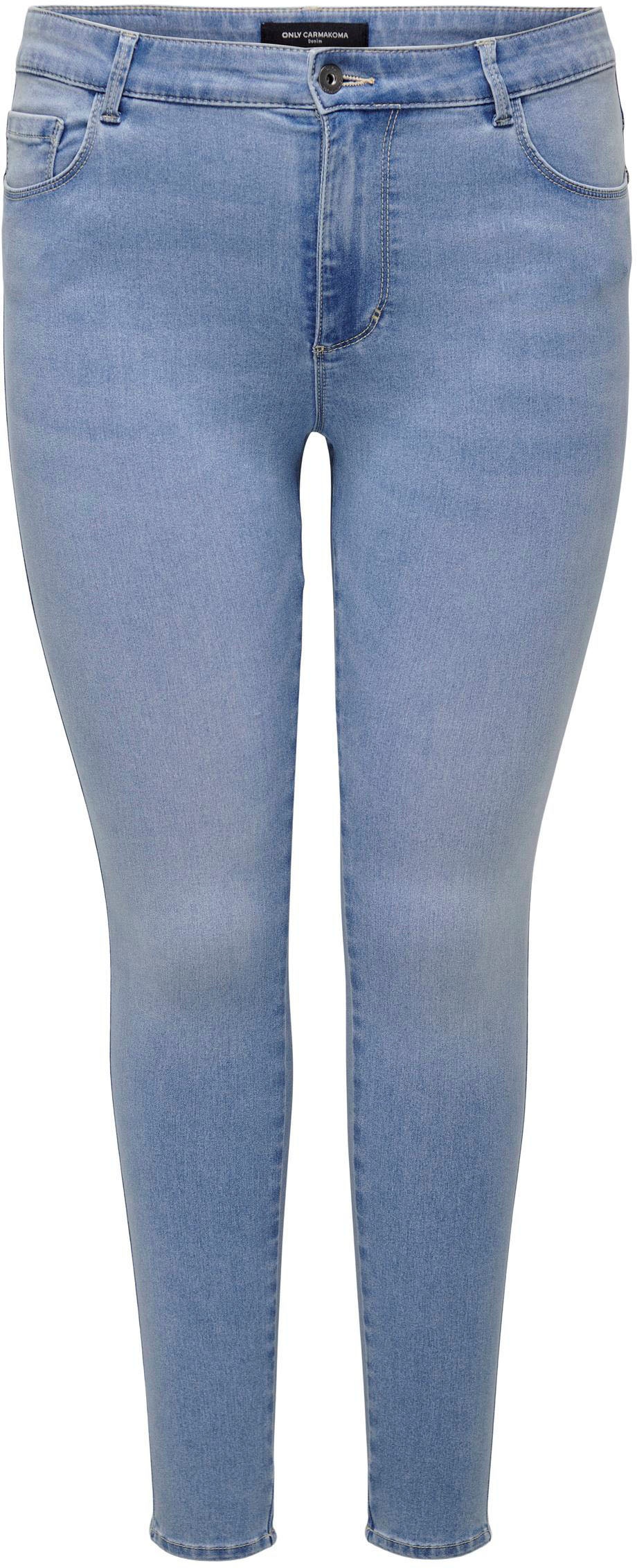 ONLY CARMAKOMA High-waist-Jeans »CARAUGUSTA HW SK BJ13333 LBD DNM NOOS«