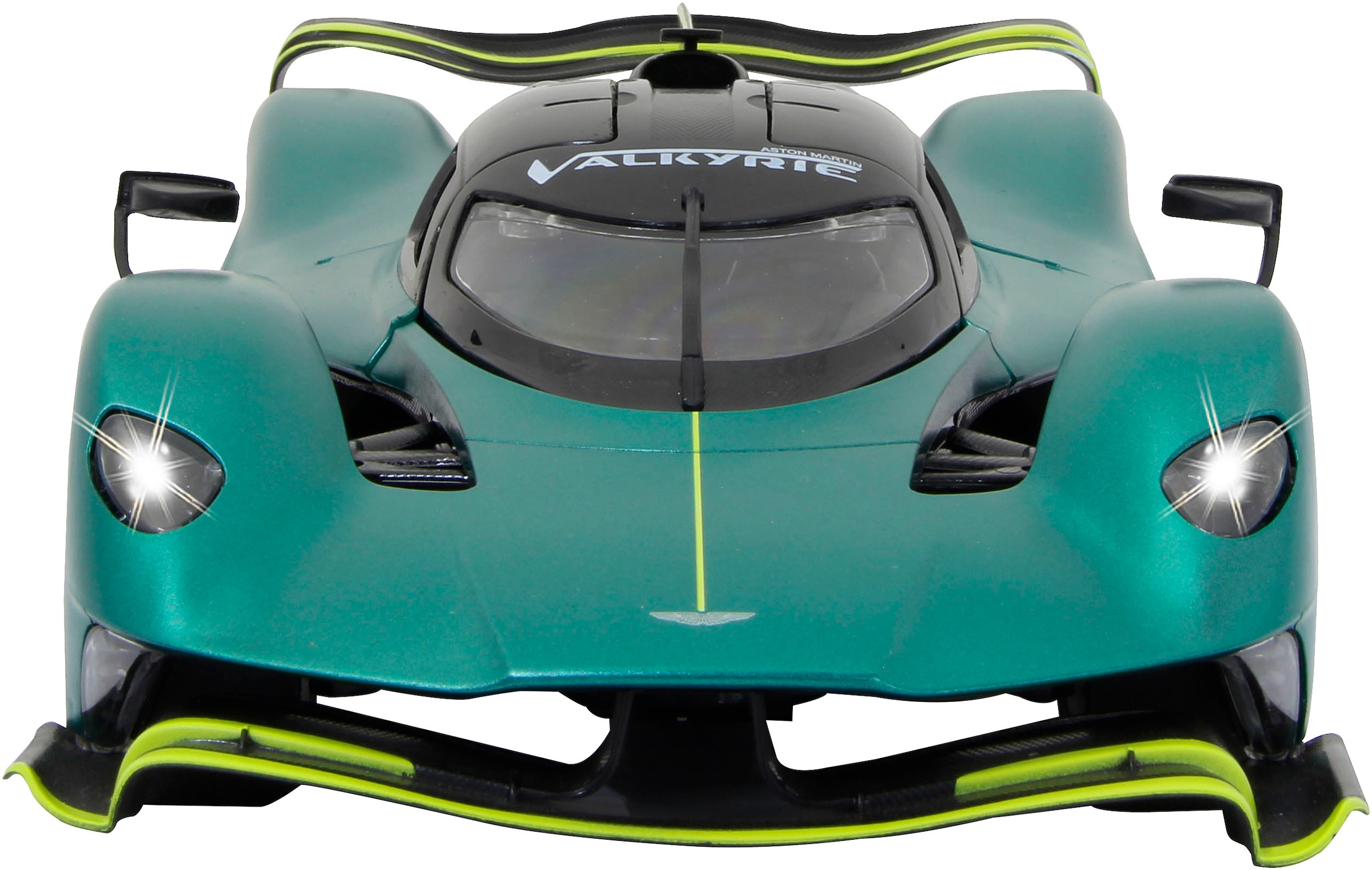 Jamara RC-Auto »Aston Martin Valkyrie AMR Pro, dunkelgrün, 2,4GHz, Tür manuell«, mit LED Beleuchtung