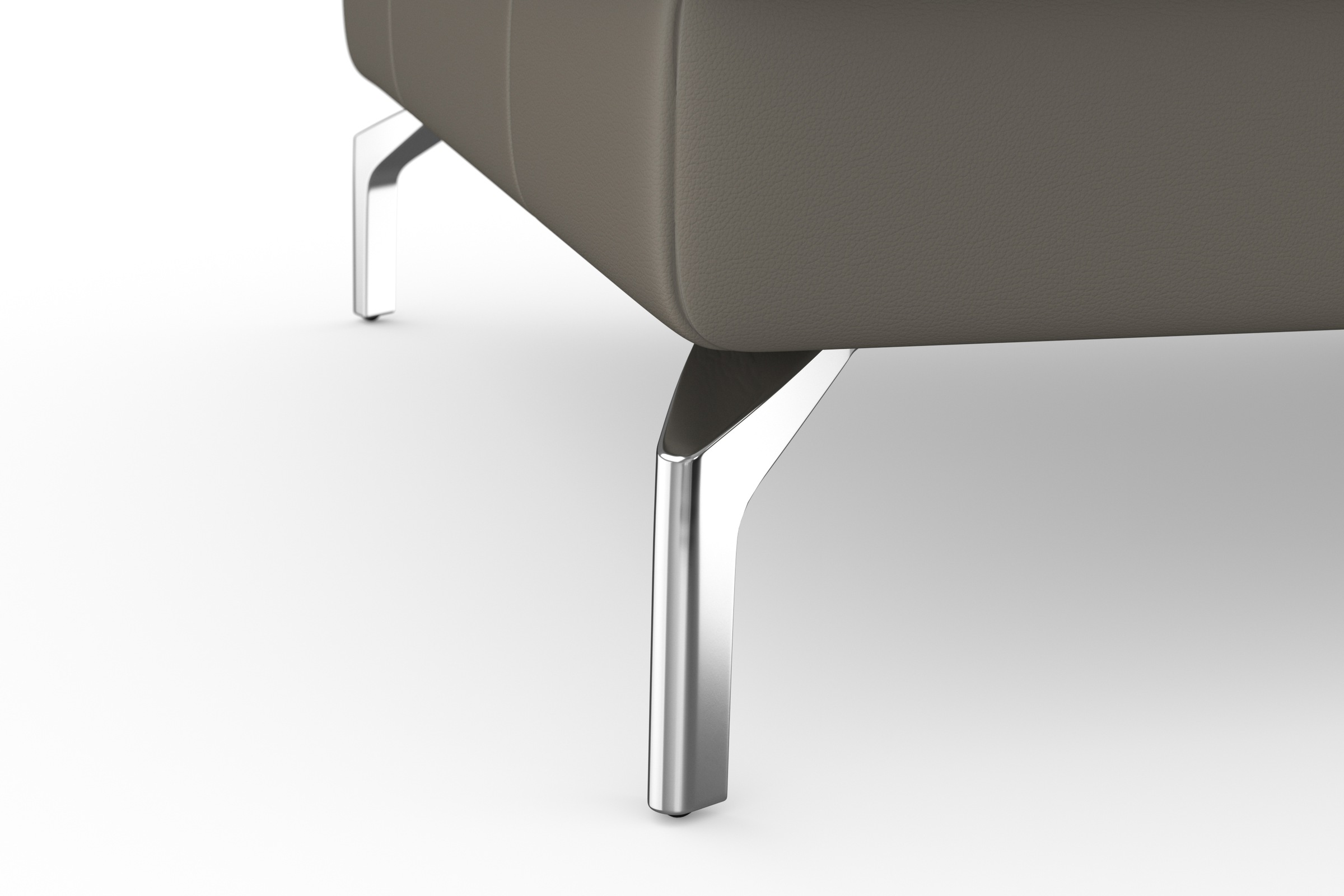 sit&more Wohnlandschaft »Bendigo U-Form«, inklusive Sitztiefenverstellung, Bodenfreiheit 15 cm, in 2 Fußfarben