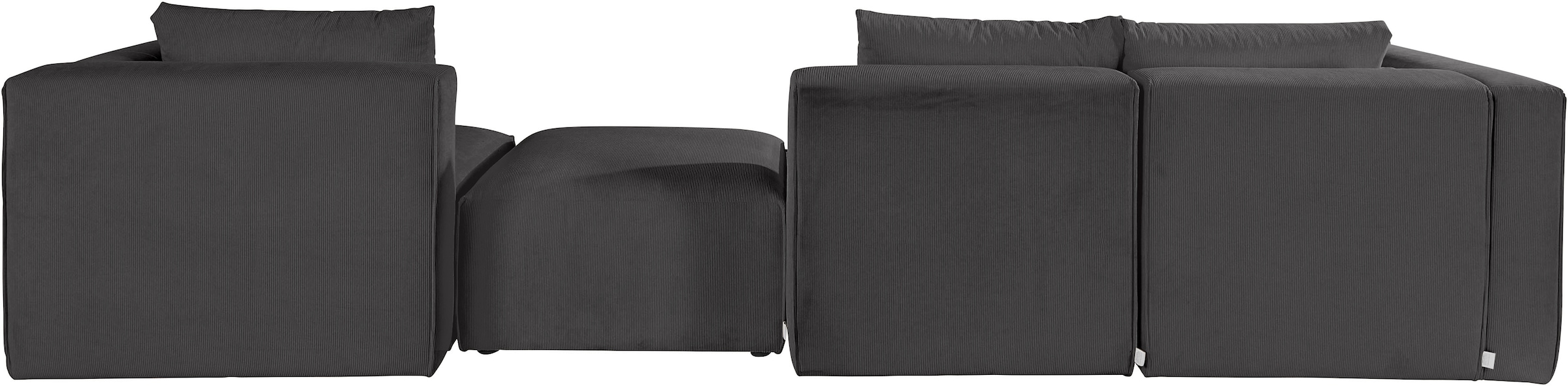 Guido Maria Kretschmer Home&Living Wohnlandschaft »Comfine U-Form«, zusammengesetzt aus Modulen, in 3 Stoffen und vielen Farben