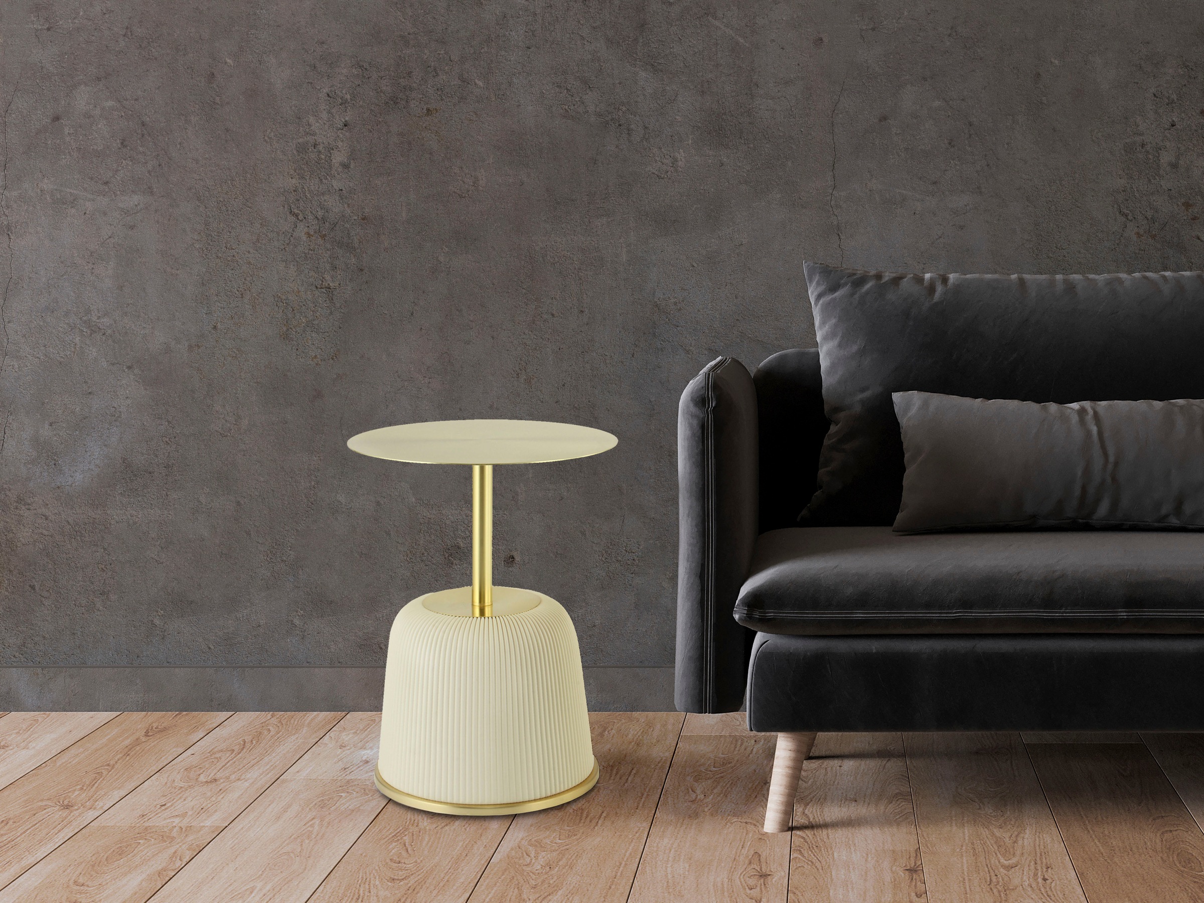 Kayoom Beistelltisch »Jokai 325, Eisengestell, PU-Stoffbezug, praktische Ab günstig online kaufen