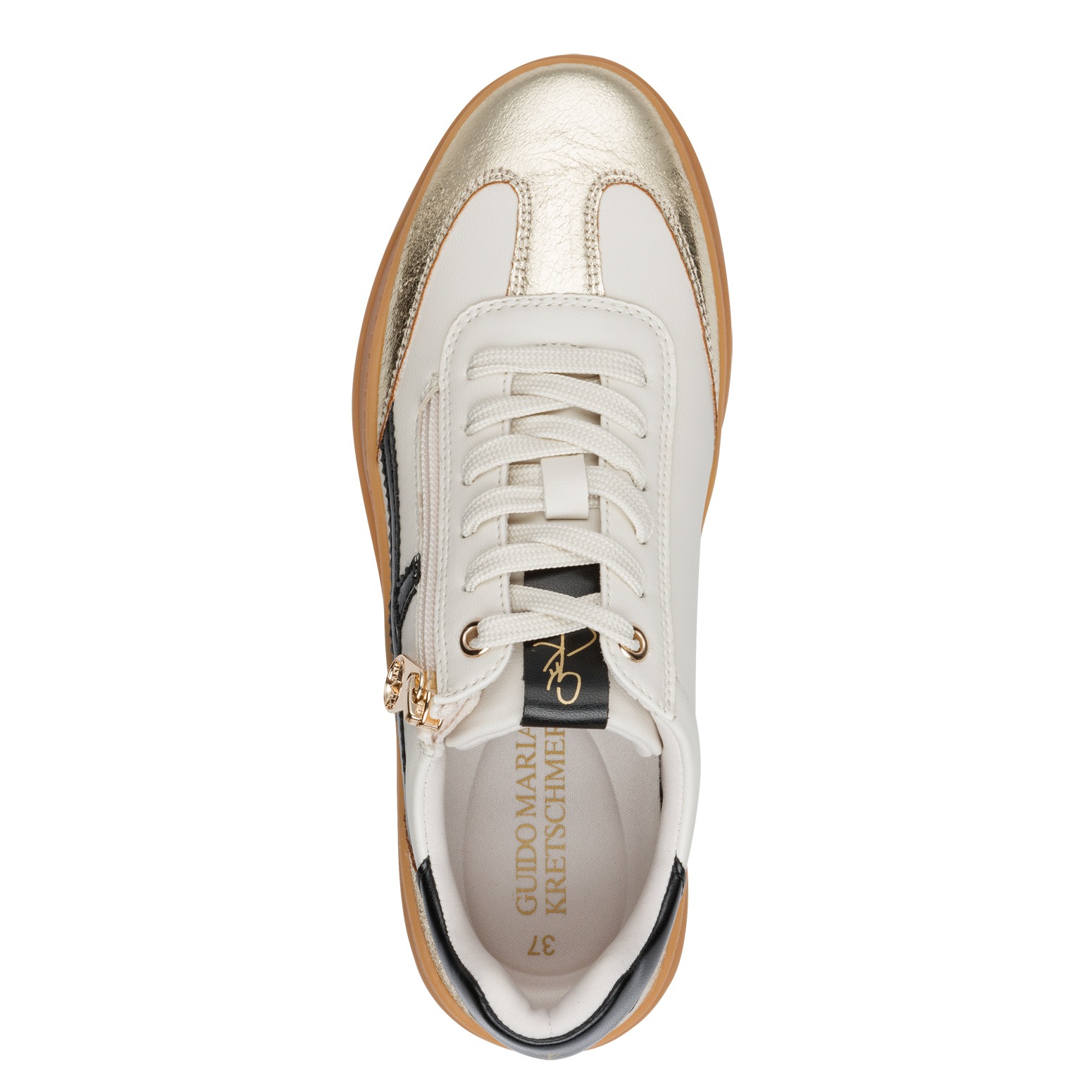 MARCO TOZZI by GMK Plateausneaker  Freizeitschuh, Halbschuh, Schnürschuh mit Kontrastbesätzen