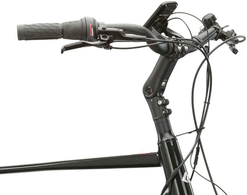Kross »E-Citybike Sentio Hybrid 5.0 28 Zoll schwarz - Shimano Mittelmotor« 7 Gang Shimano NEXUS Schaltwerk Nabenschaltung Mittelmotor 250 W SHIMANO 36 V/250 W, Mittelmotor DU-E500