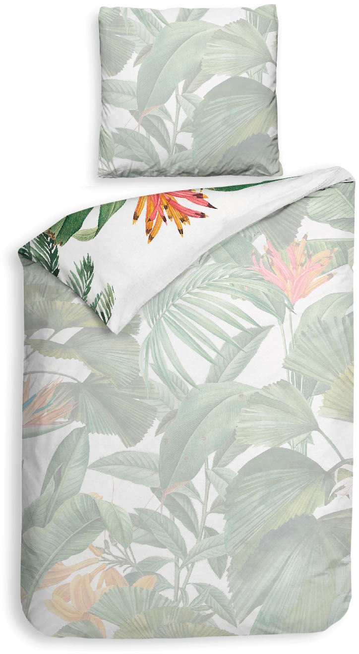 Heckett & Lane Bettwäsche »Heckettlane Bettwäsche Elisa« 2 Bettwäsche aus 100% Baumwolle, hochwertige Mako-Satin, ab 135x200 cm.