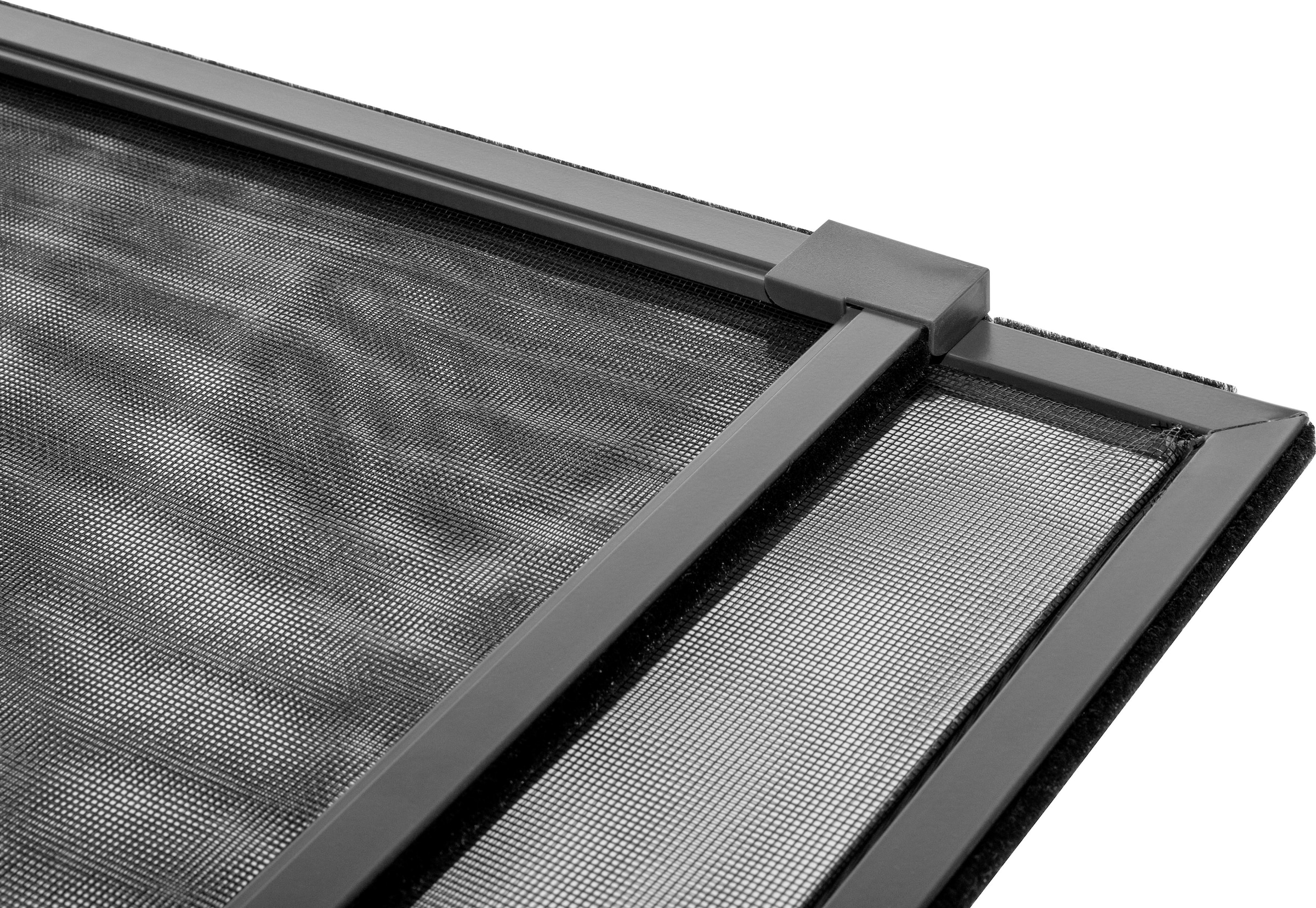 SCHELLENBERG Insektenschutz-Fensterrahmen »ausziehbares Fliegengitter Schiebefenster mit Rahmen«, 50 x 75 - 142 cm oder 75 x 100 -193 cm, weiß und anthrazit