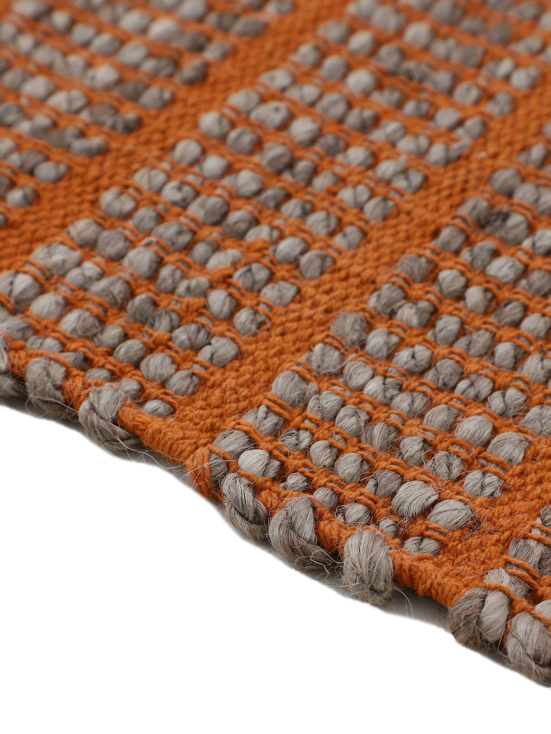 carpetfine Teppich »Lara, auch als Läufer«, rechteckig, 6 mm Höhe, handgearbeitet, Wendeteppich aus 70% Jute/Baumwolle, Wohnzimmer