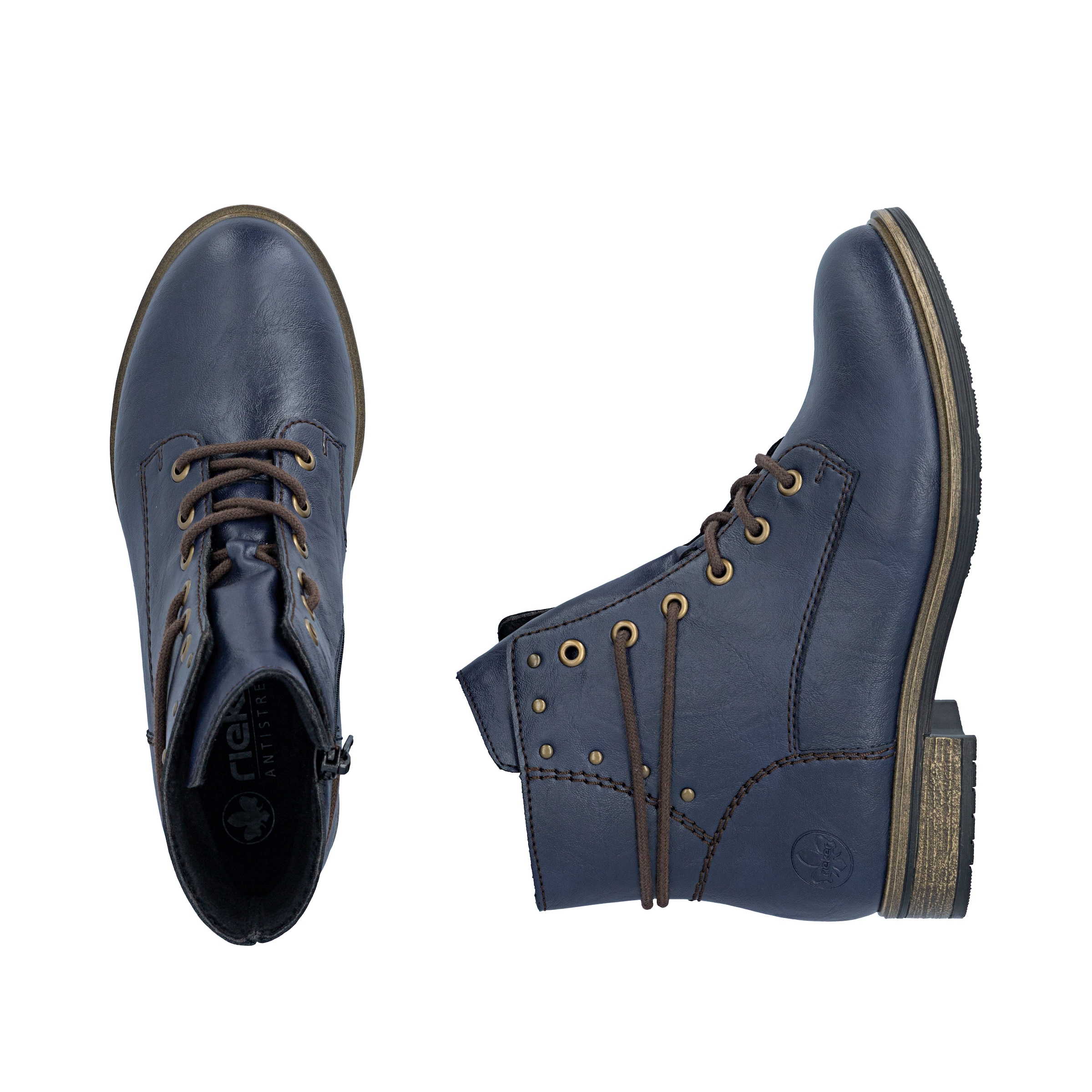 Rieker Schnürstiefelette  Schnürboots mit schaftumspielender Schnürung