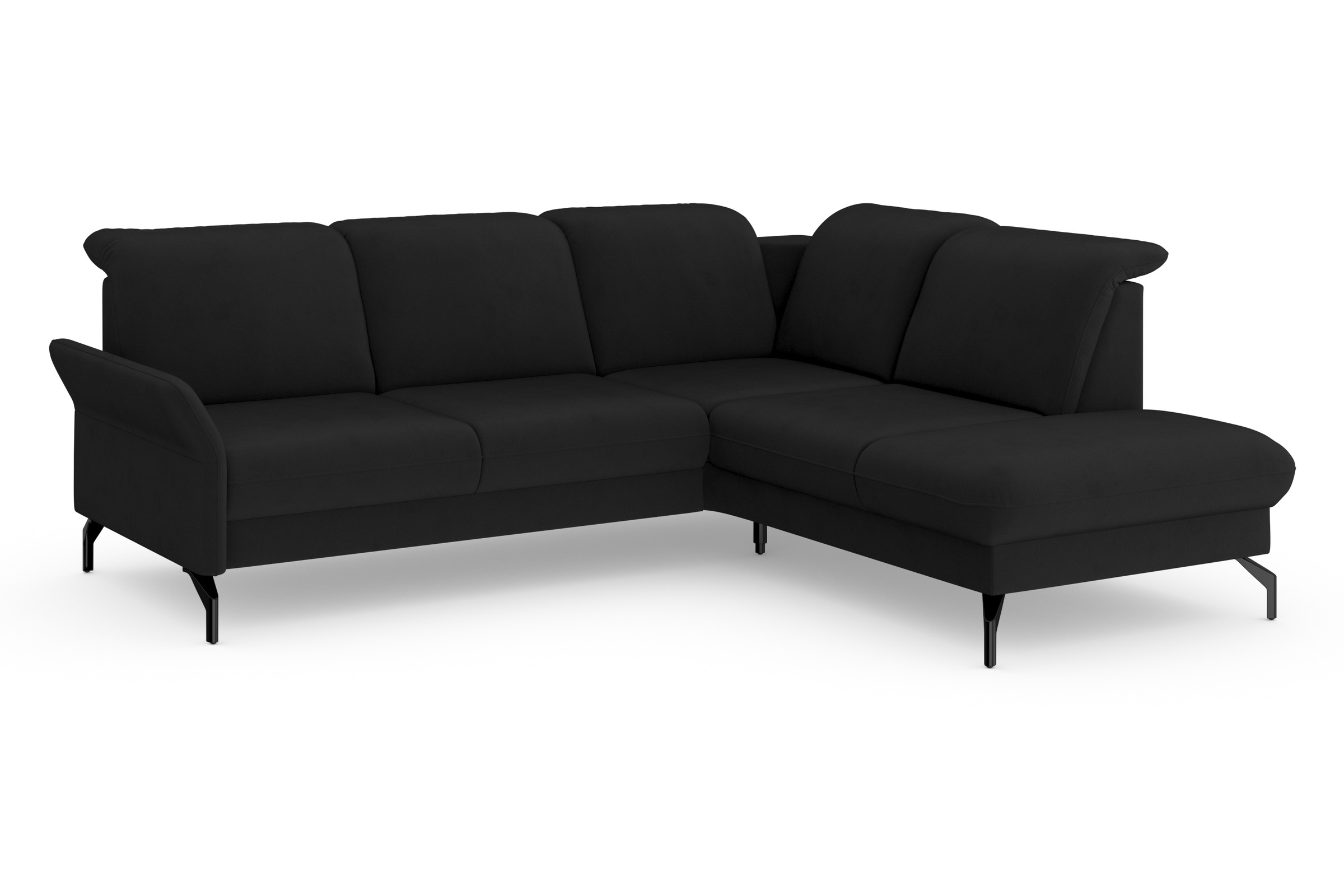 sit&more Ecksofa »Fashion L-Form«, wahlweise mit Kopfteilverstellung und Vorziehsitz, motorisch