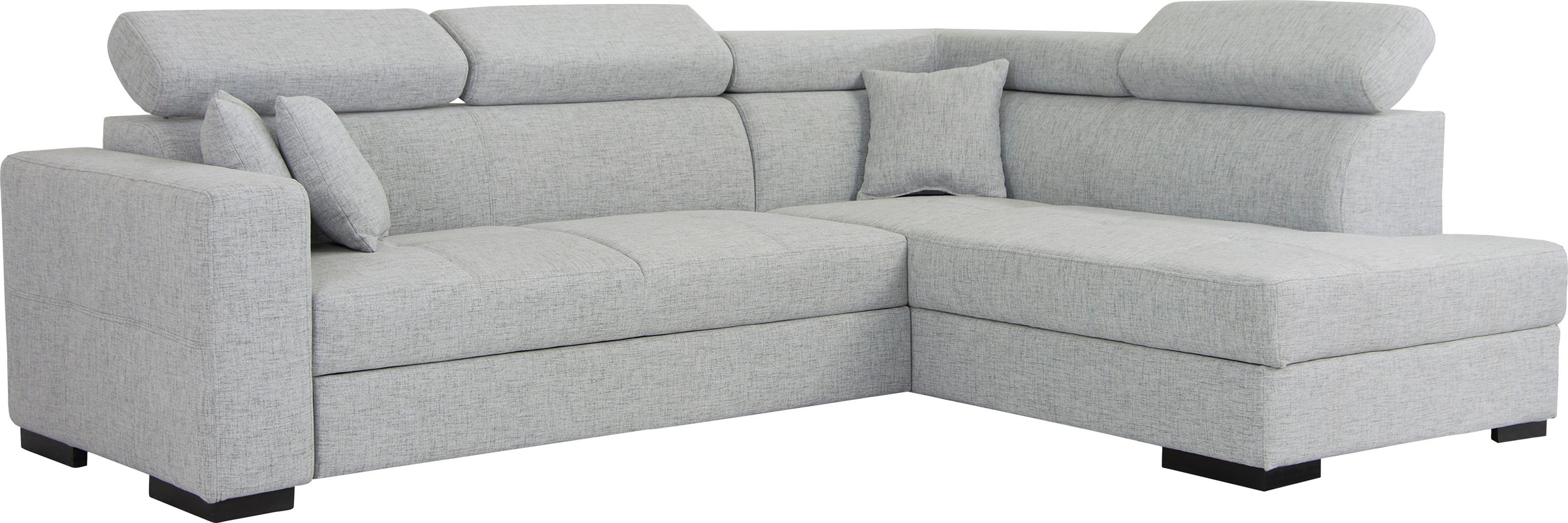 Home affaire Ecksofa »Tulio L-Form«, wahlweise mit Bettfunktion und Bettkasten, incl. 3 Zierkissen