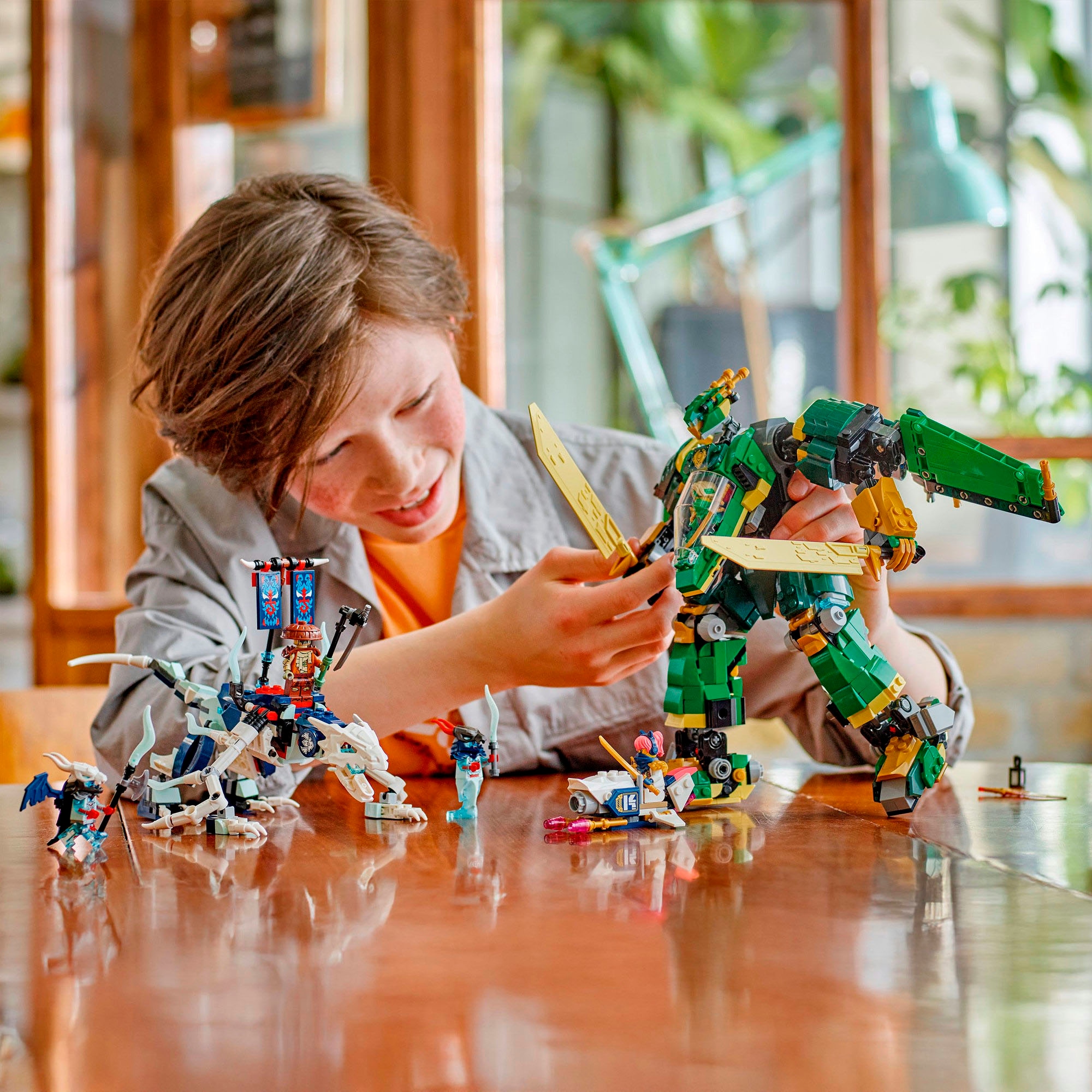 LEGO® Konstruktionsspielsteine »Lloyds Jet-Mech (71845), LEGO Ninjago«, (1112 St.), Made in Europe