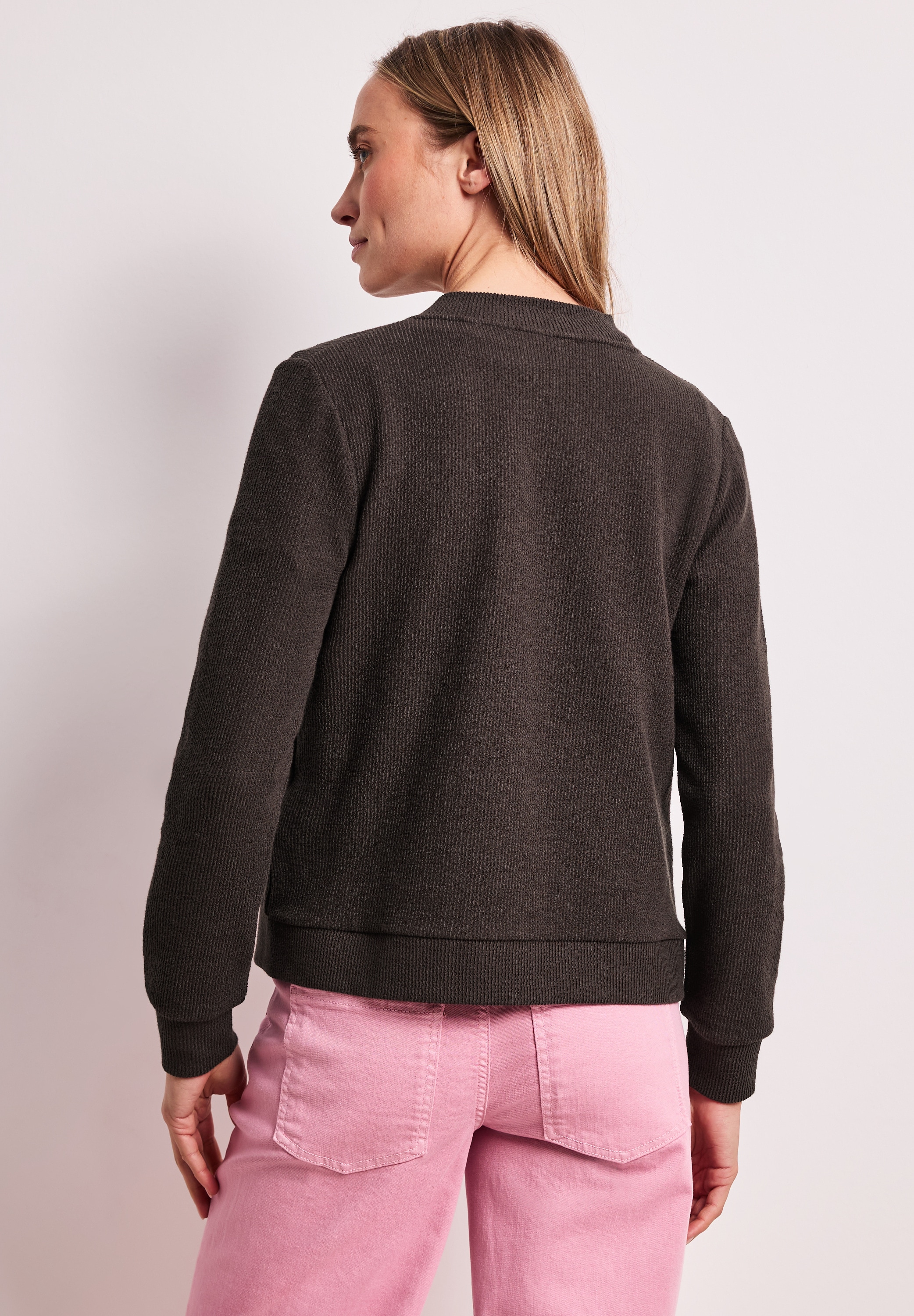 STREET ONE Blouson ohne Kapuze mit Zipper und Struktur