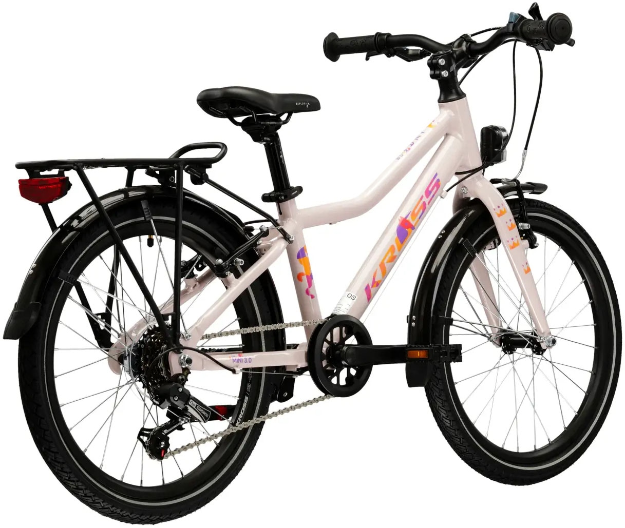 Kross Kinderfahrrad »Kinderrad Lea Mini 3.0 pink 6 Gänge«, 6 Gang, Shimano, Tourney TX30 Schaltwerk, Kettenschaltung