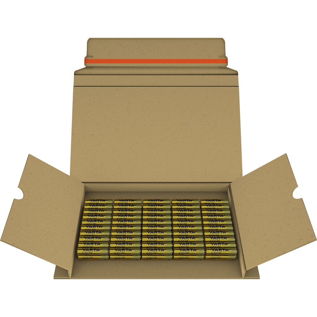VARTA Batterie »Alkaline Plus AAA Batterien, 100er Pack«, LR03, (Packung, 100 St.)