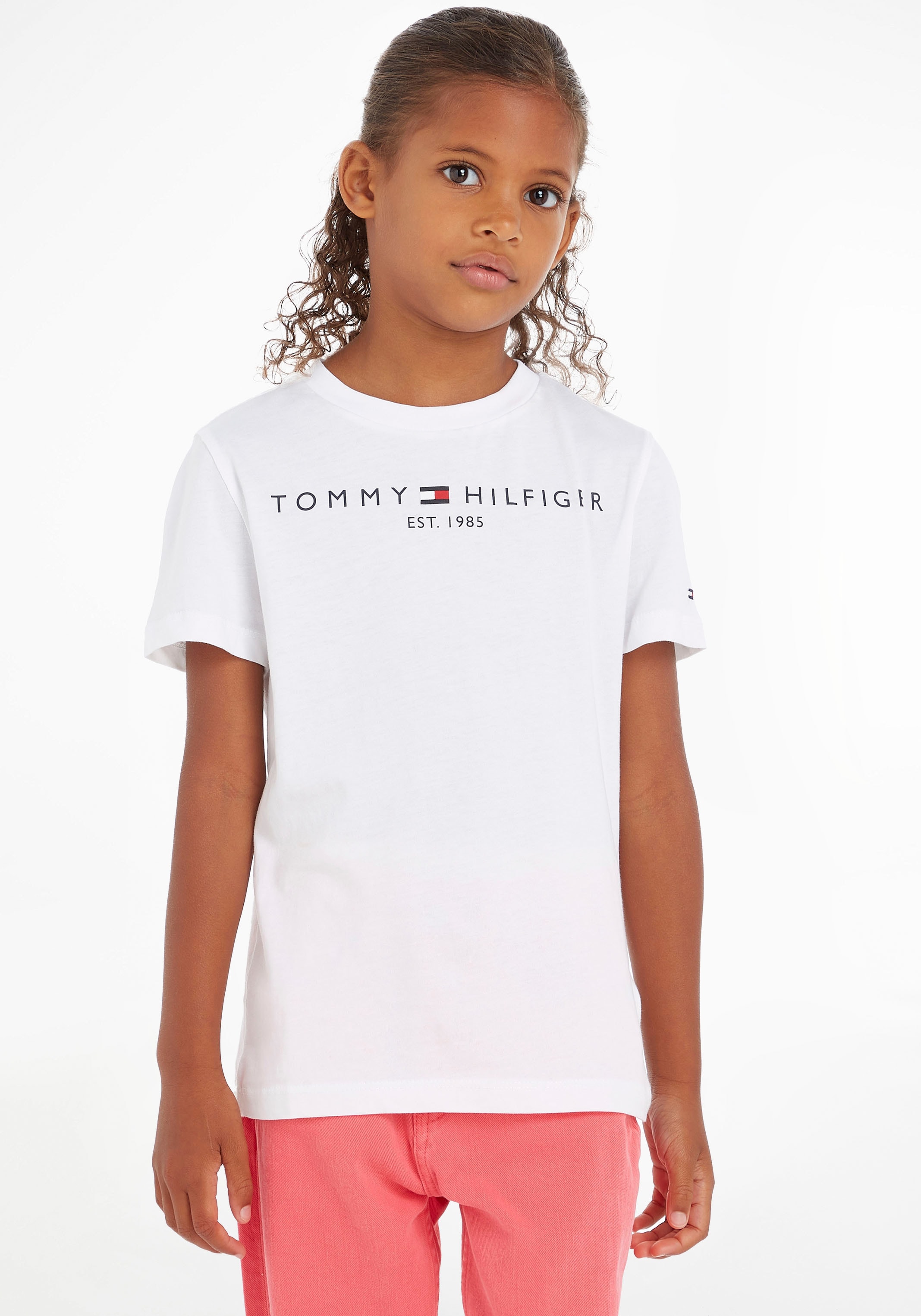 bestellen online Mädchen Junior Kinder MiniMe,für Kids und »ESSENTIAL Hilfiger Jungen Tommy T-Shirt TEE«,