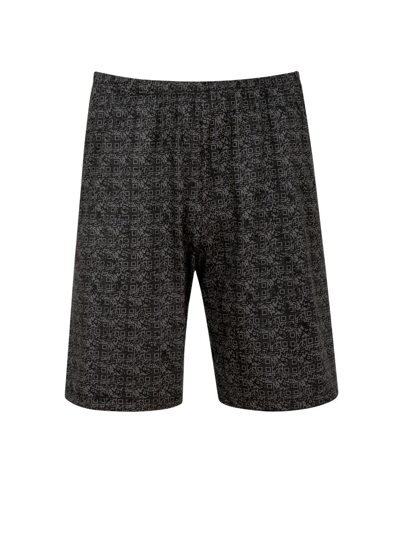 Trigema Bermudas »TRIGEMA Shorts mit QR-Code-Muster«, (1 tlg.)
