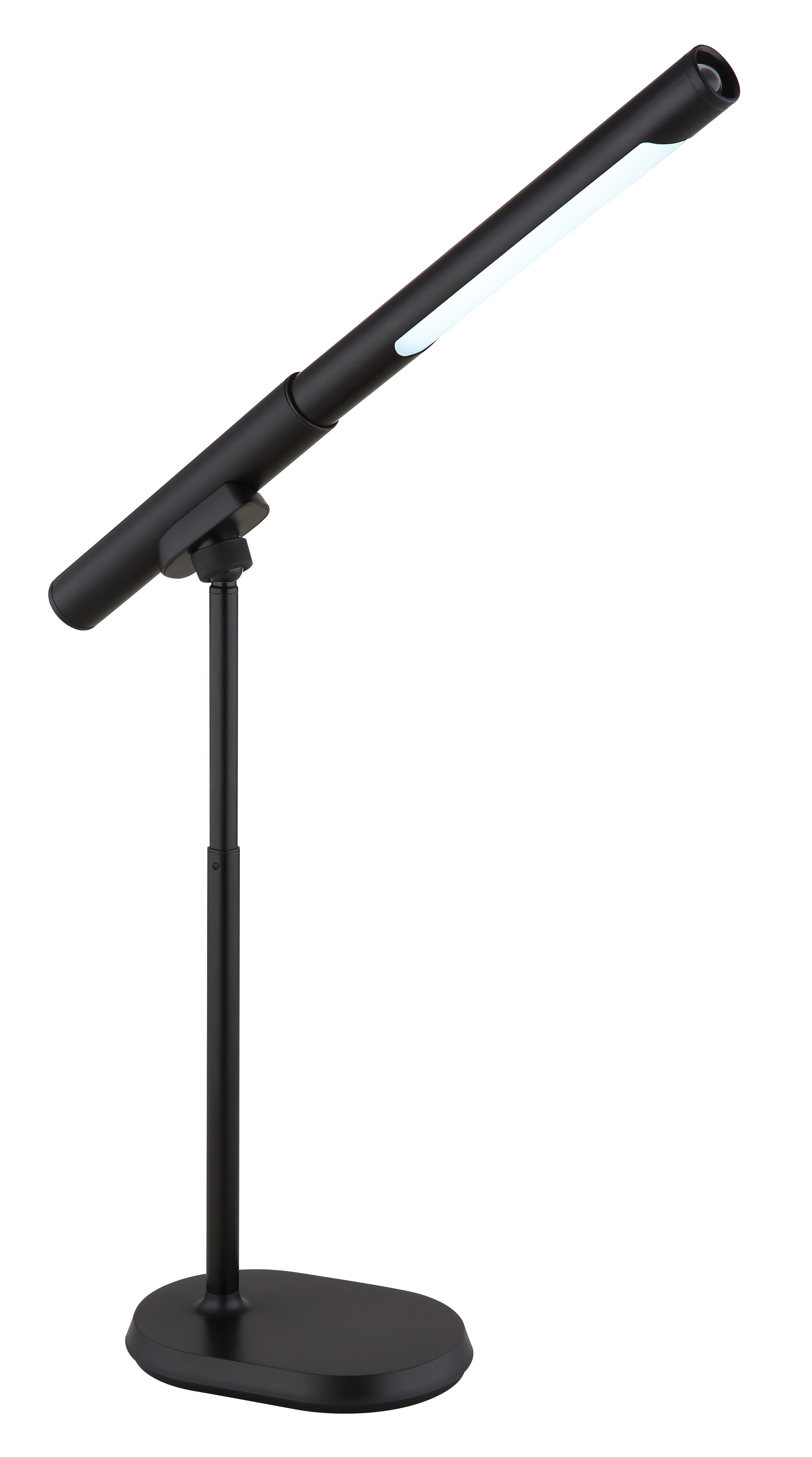 GLOBO LIGHTING LED Tischleuchte »MILAN«, Leuchtmittel LED-Modul | LED fest integriert, Tischlampe/Arbeitszimmer/Bürotischleuchte/Taschenlampe/schwarz