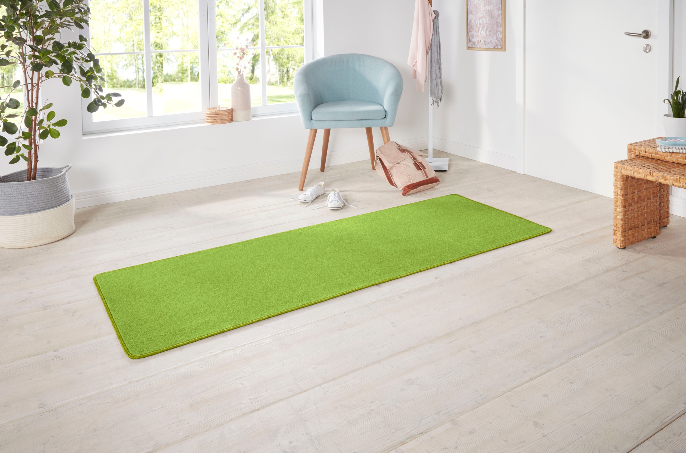 HANSE Home Teppich »Shashi«, rechteckig, 8,5 mm Höhe, Kurzflor, Unifarben, günstig online kaufen