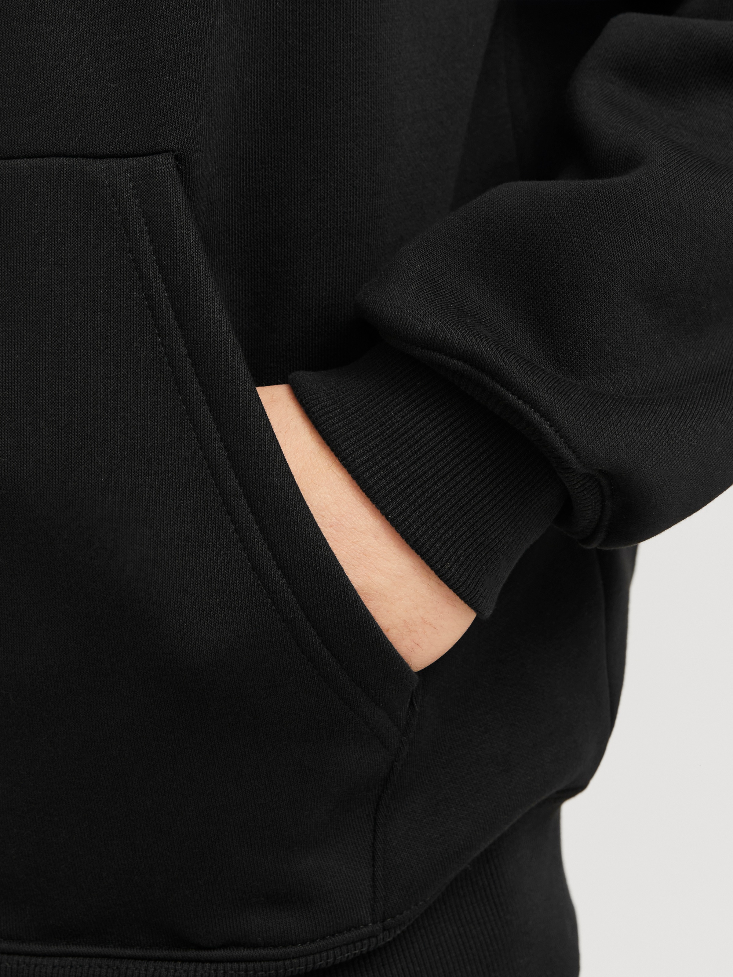 Jack & Jones Kapuzensweatjacke »JJEURBAN EDGE SWEAT ZIP HOOD NOOS« mit Rippbündchen