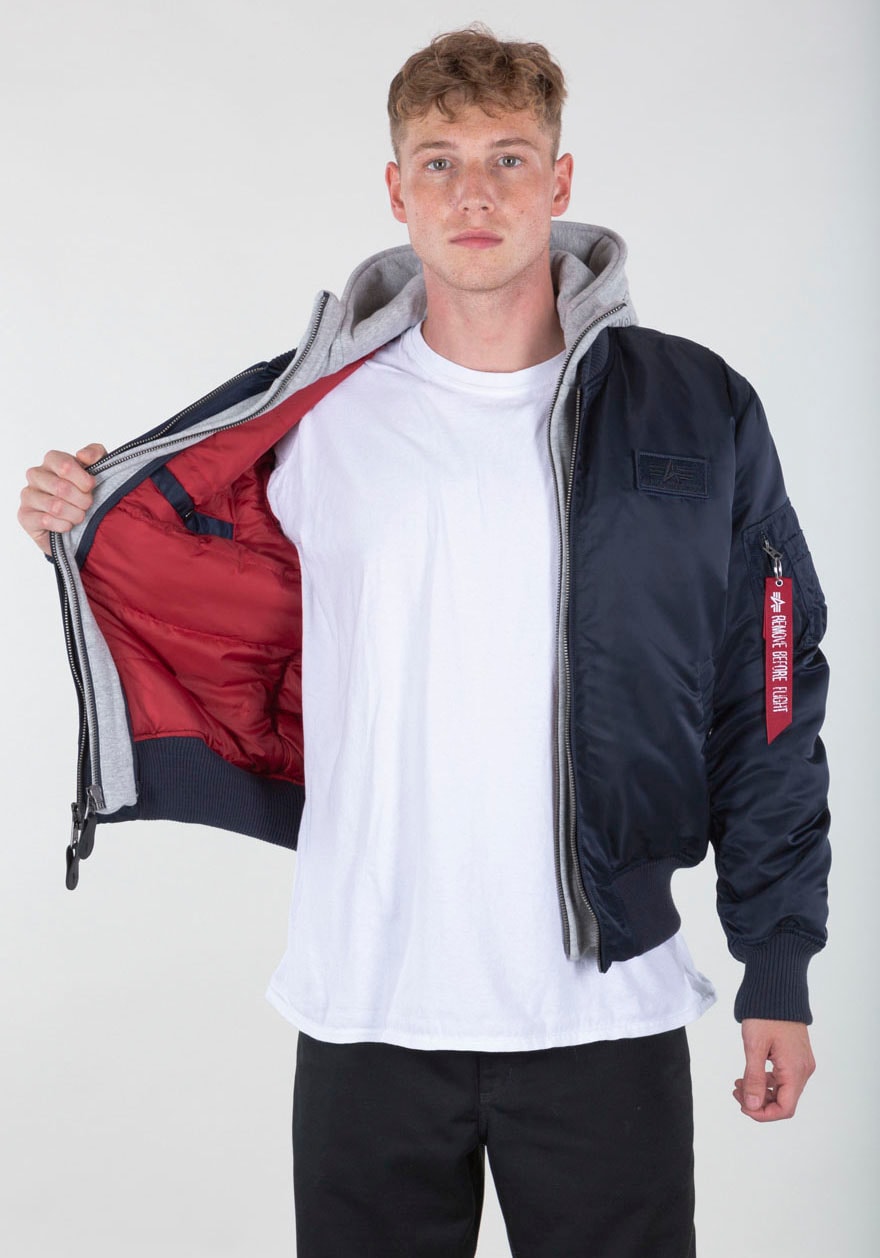 Alpha Industries Bomberjacke »MA-1 D-TEC« mit Kapuze