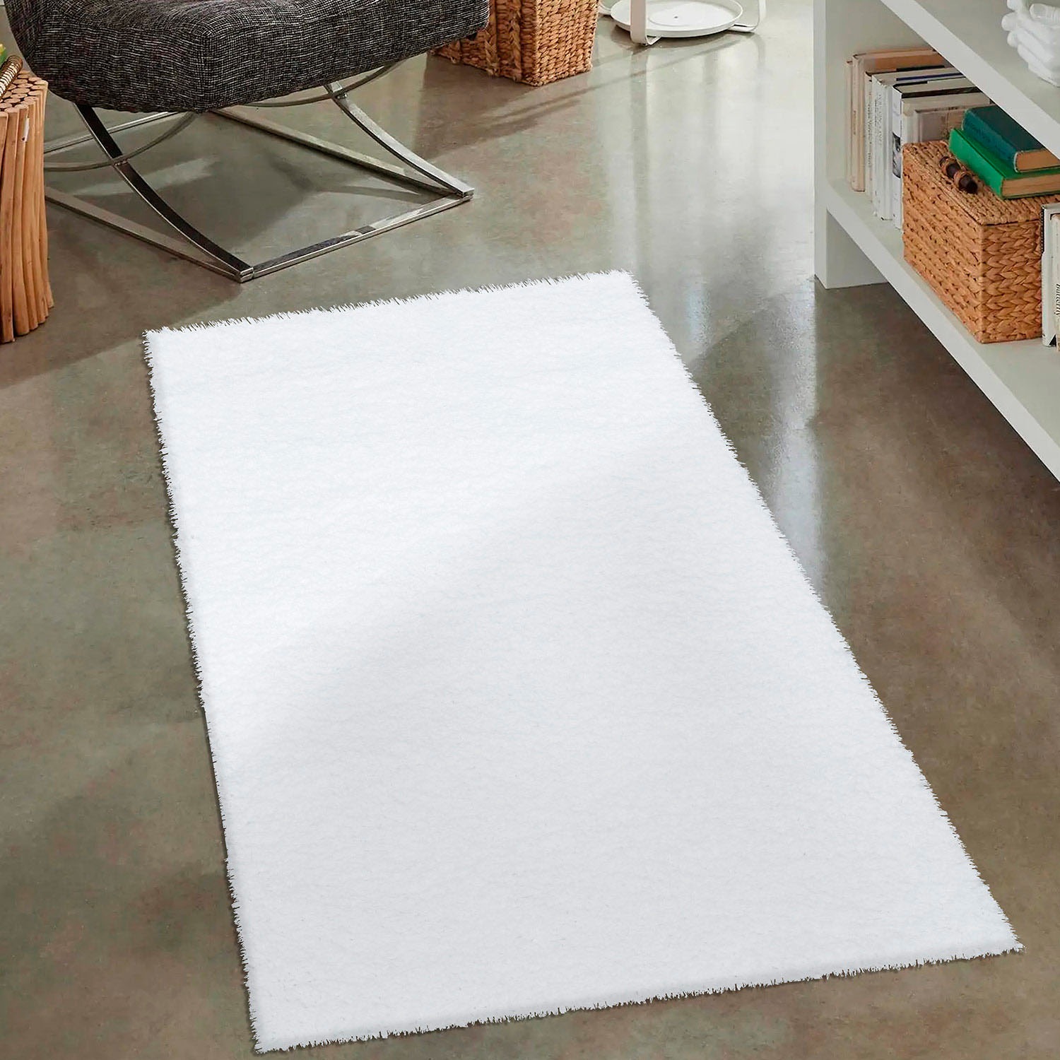 Carpet City Hochflor-Teppich »City Shaggy«, rechteckig, 30 mm Höhe, Auch als Läufer, Langflor, Uni, Shaggy, flauschig-weich