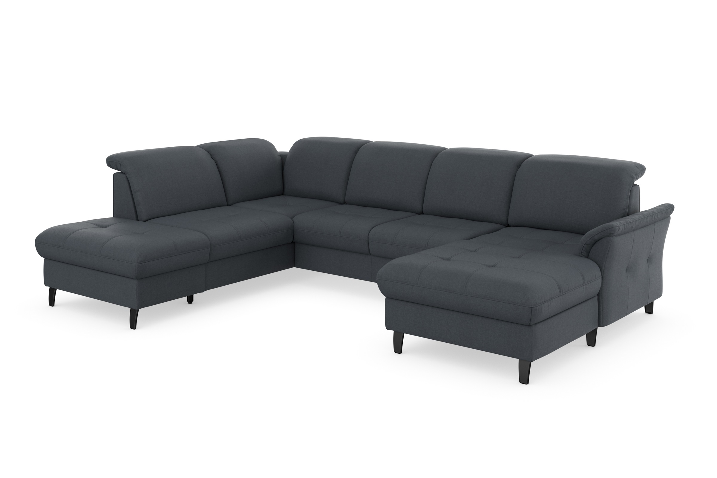 sit&more Wohnlandschaft »Maggiore U-Form«, wahlweise mit Kopfteilverstellung, Bettfunktion und Stauraum