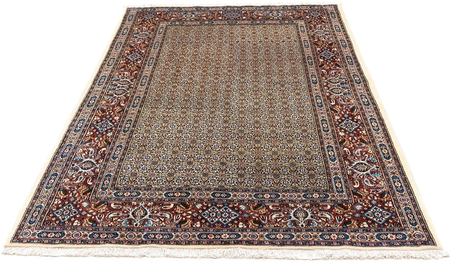 morgenland Wollteppich »Bachtiar Felder Blu scuro 150 x 103 cm«, rechteckig günstig online kaufen