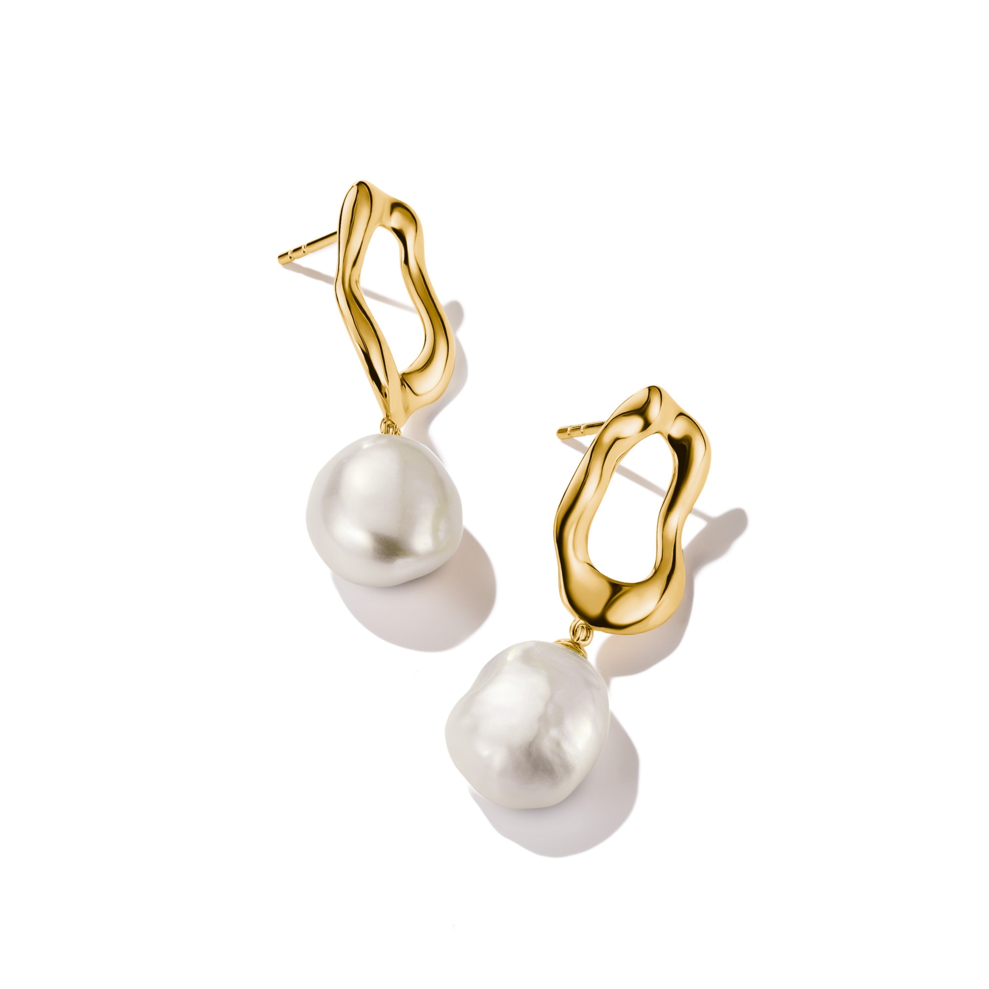 THOMAS SABO Paar Ohrstecker »Natural Beauty Ohrringe mit Perlen,Bold Elegance,H2322-082-14,-430-14«, mit Süßwasserzuchtperle