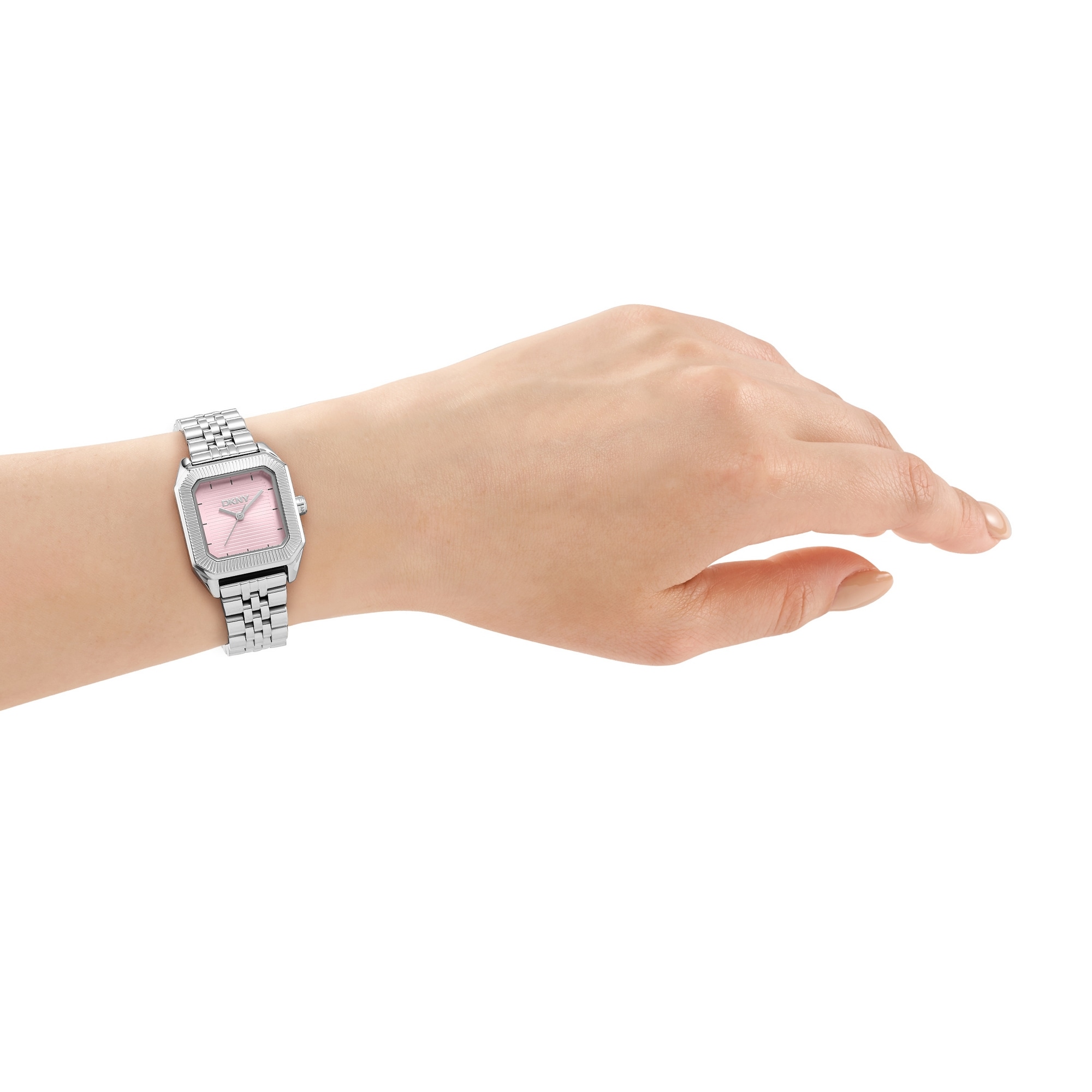 DKNY Quarzuhr »Signature Watch« Armbanduhr, Damenuhr, Edelstahlarmband, analog