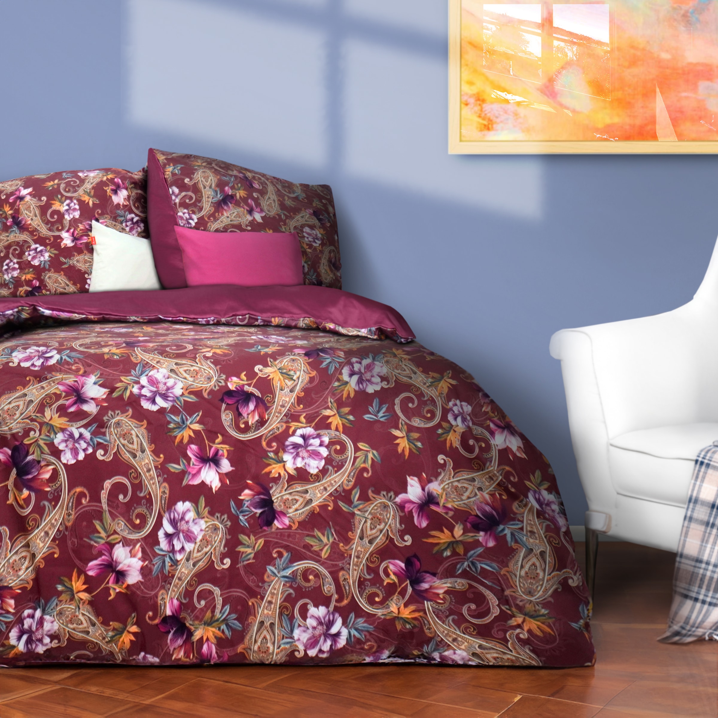fleuresse Wendebettwäsche »Bed Art S« 2 Stk. tlg. Mako Satin 100% Baumwolle günstig online kaufen