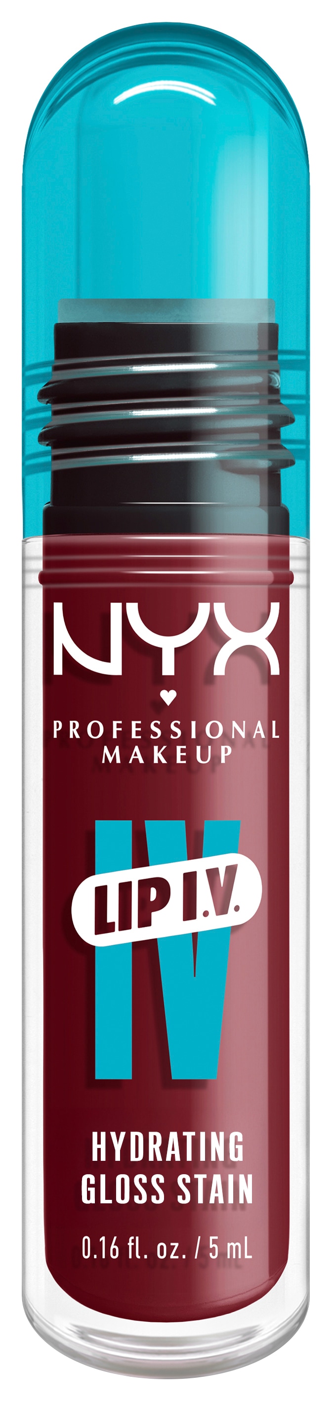 NYX Lipgloss »NYX Professional Makeup Lip IV Gloss Serum Lipgloss«, Wet-Look, spendet Feuchtigkeit, pflegt, hinterlässt Lip Stain.