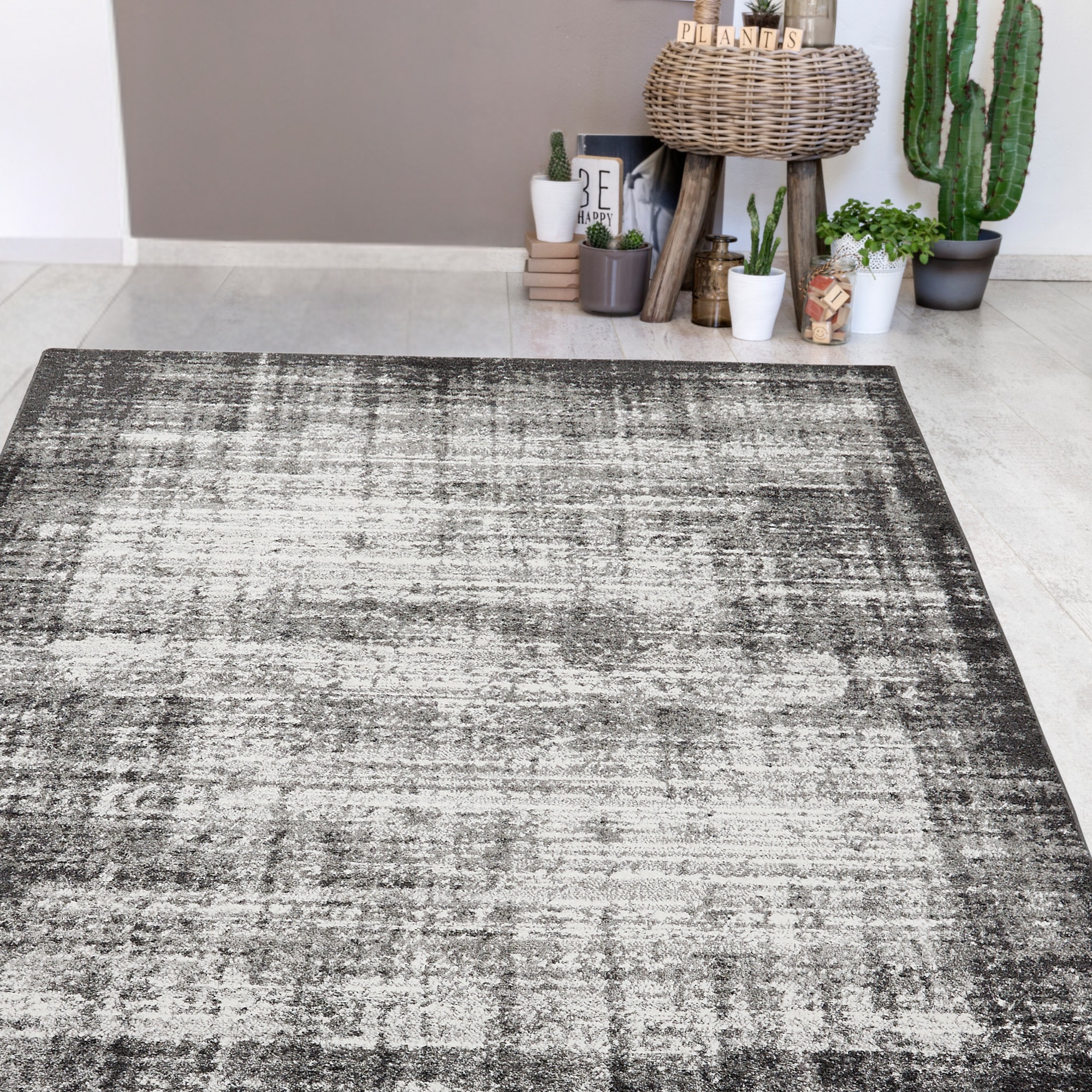 Andiamo Teppich »Campos«, rechteckig, 10 mm Höhe, Kurzflor, modernes Design, Wohnzimmer