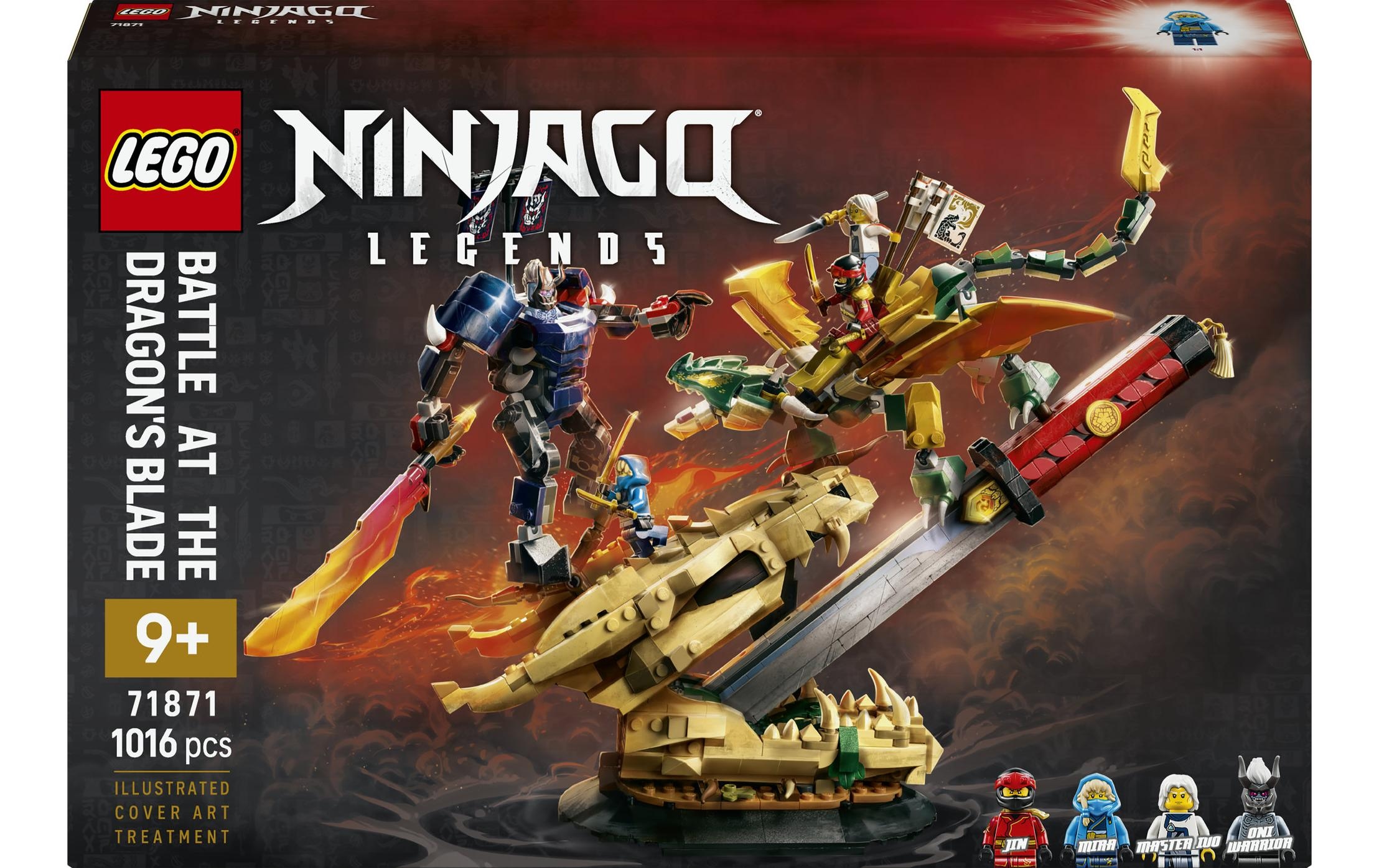 LEGO® Konstruktionsspielsteine »Showdown auf der Drachenklinge (71871), LEGO Ninjago« Made in Europe